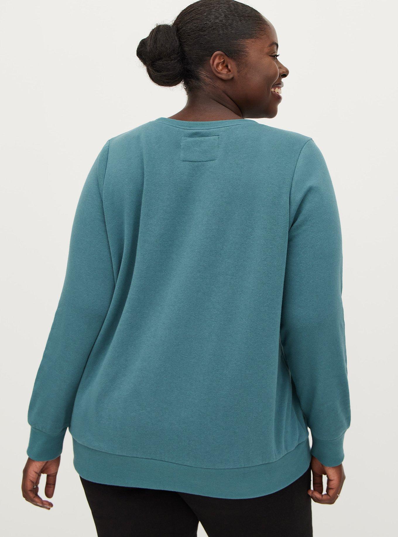 Plus Size - Sweatshirt - Cozy Fleece New Kids On The Block Blue - Torrid