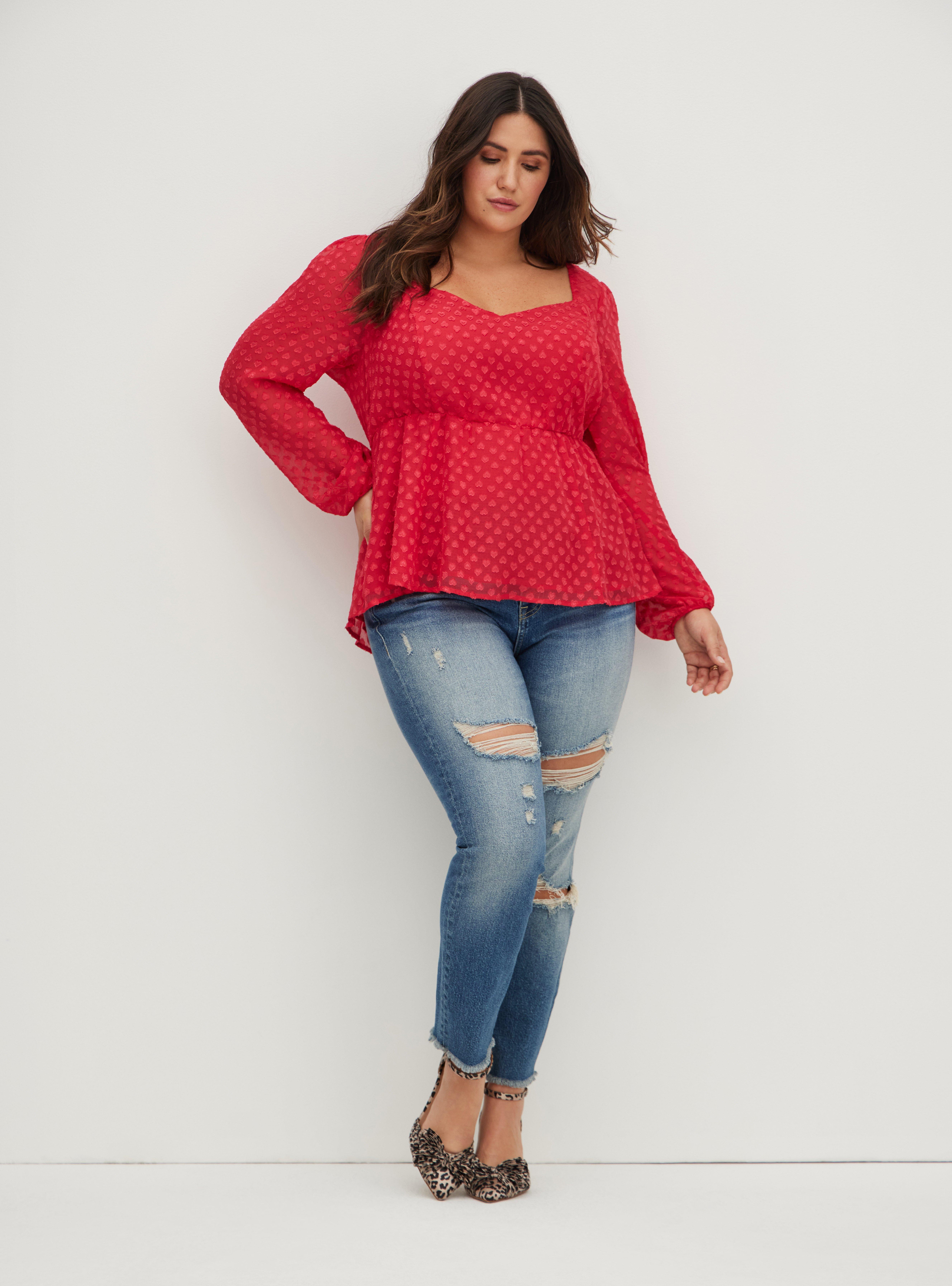 Plus Size - Ribbed Pullover Peplum Tank Sweater - Torrid