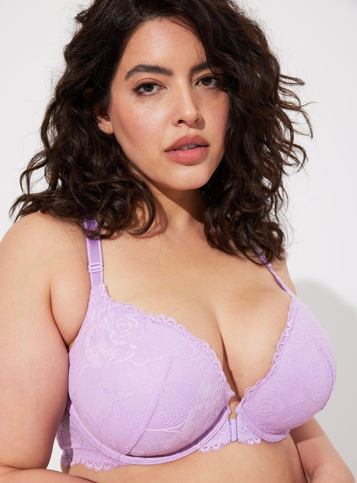 Torrid Curve Size 44DDD Underwire Push Up Sexy Bra in Blue Shooting Stars