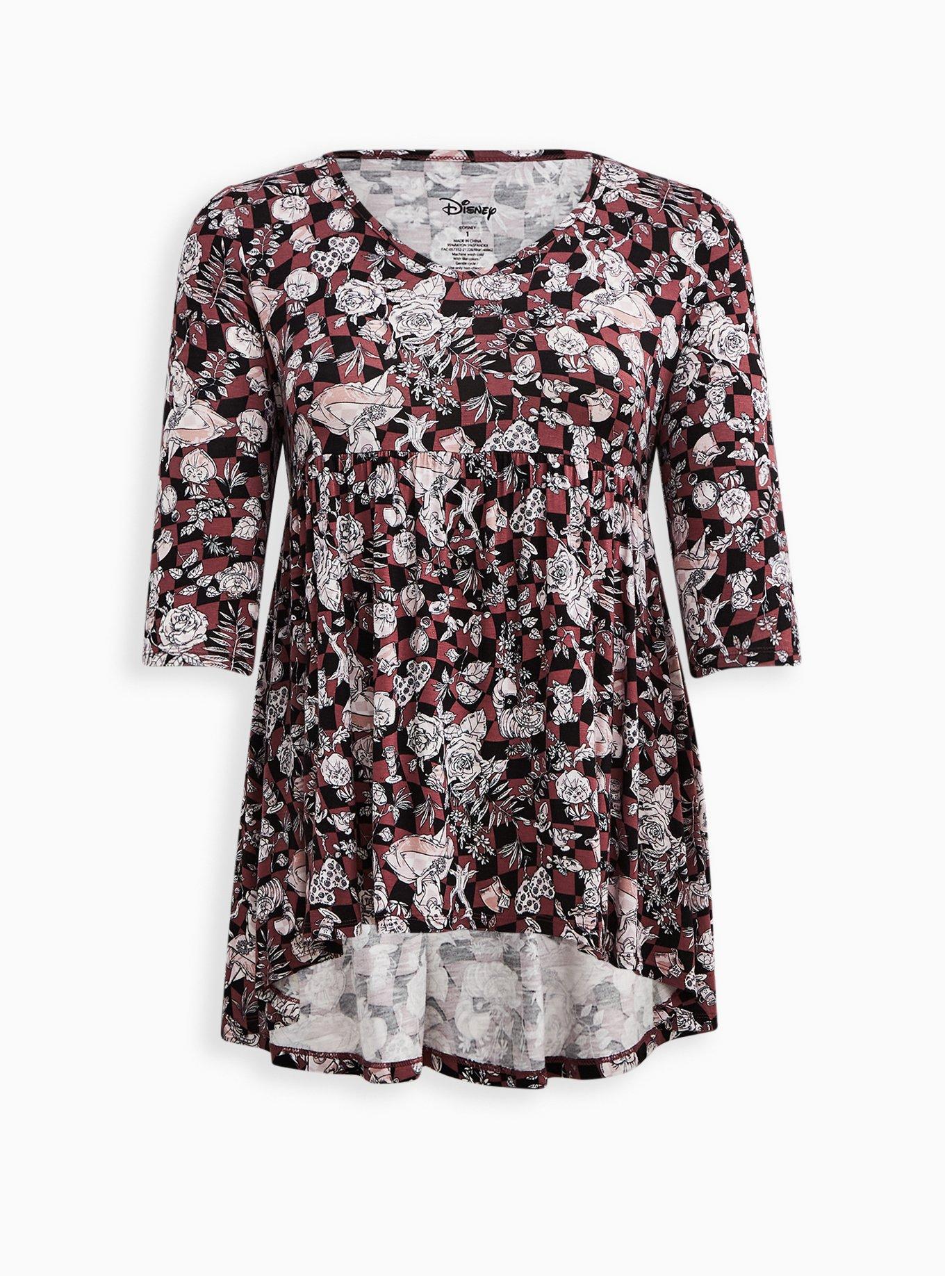 Babydoll Top - Disney Alice In Wonderland, MULTI, hi-res