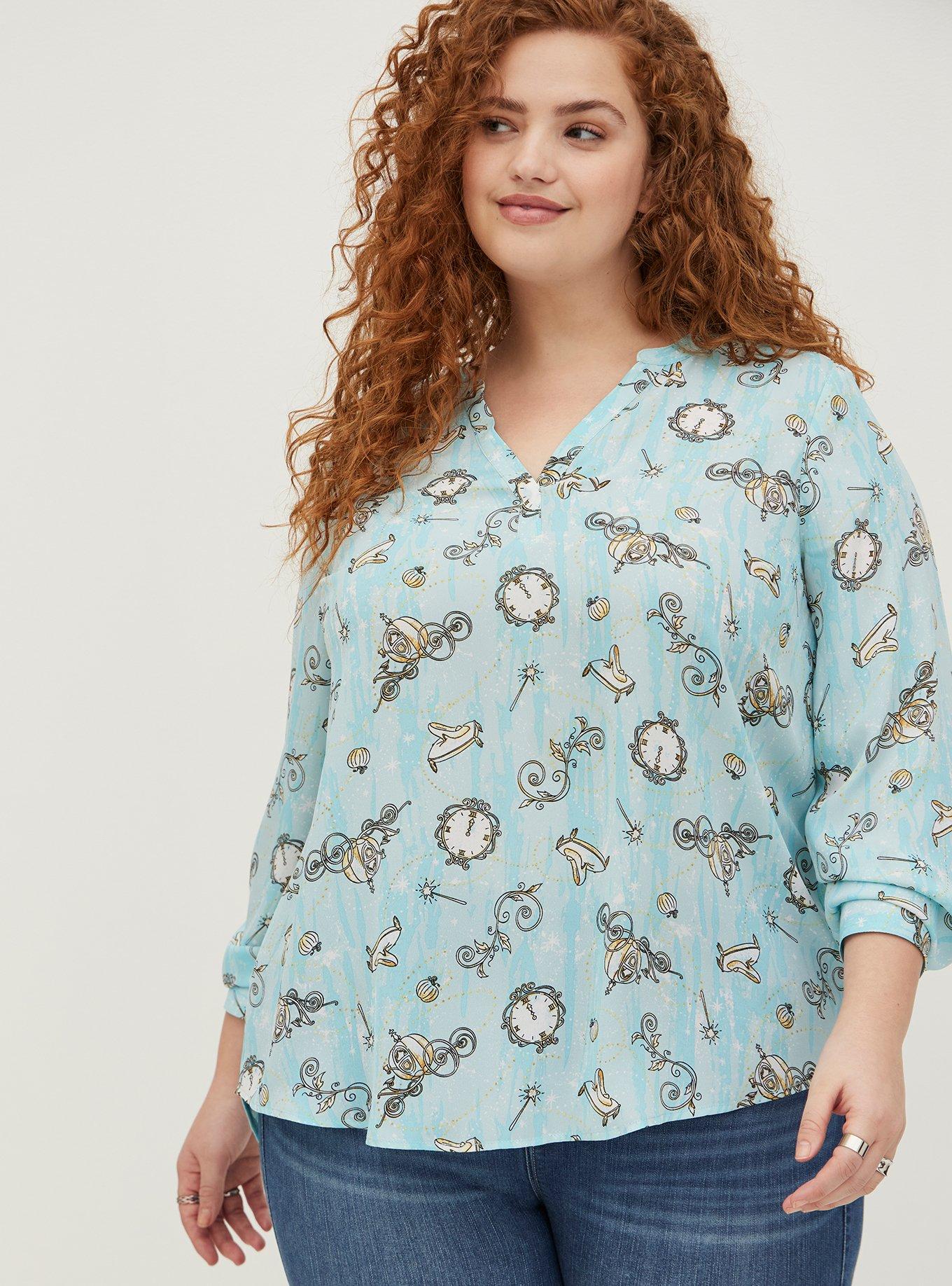 Plus Size - Hi-Lo Blouse - Disney Cinderella - Torrid