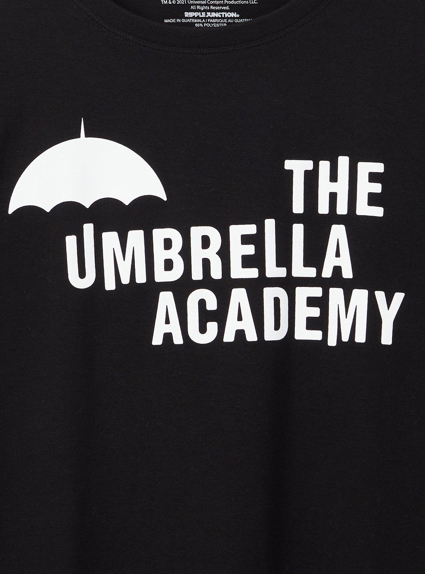 Slim Fit Crew Tee &ndash; Signature Jersey The Umbrella Academy Black, DEEP BLACK, alternate