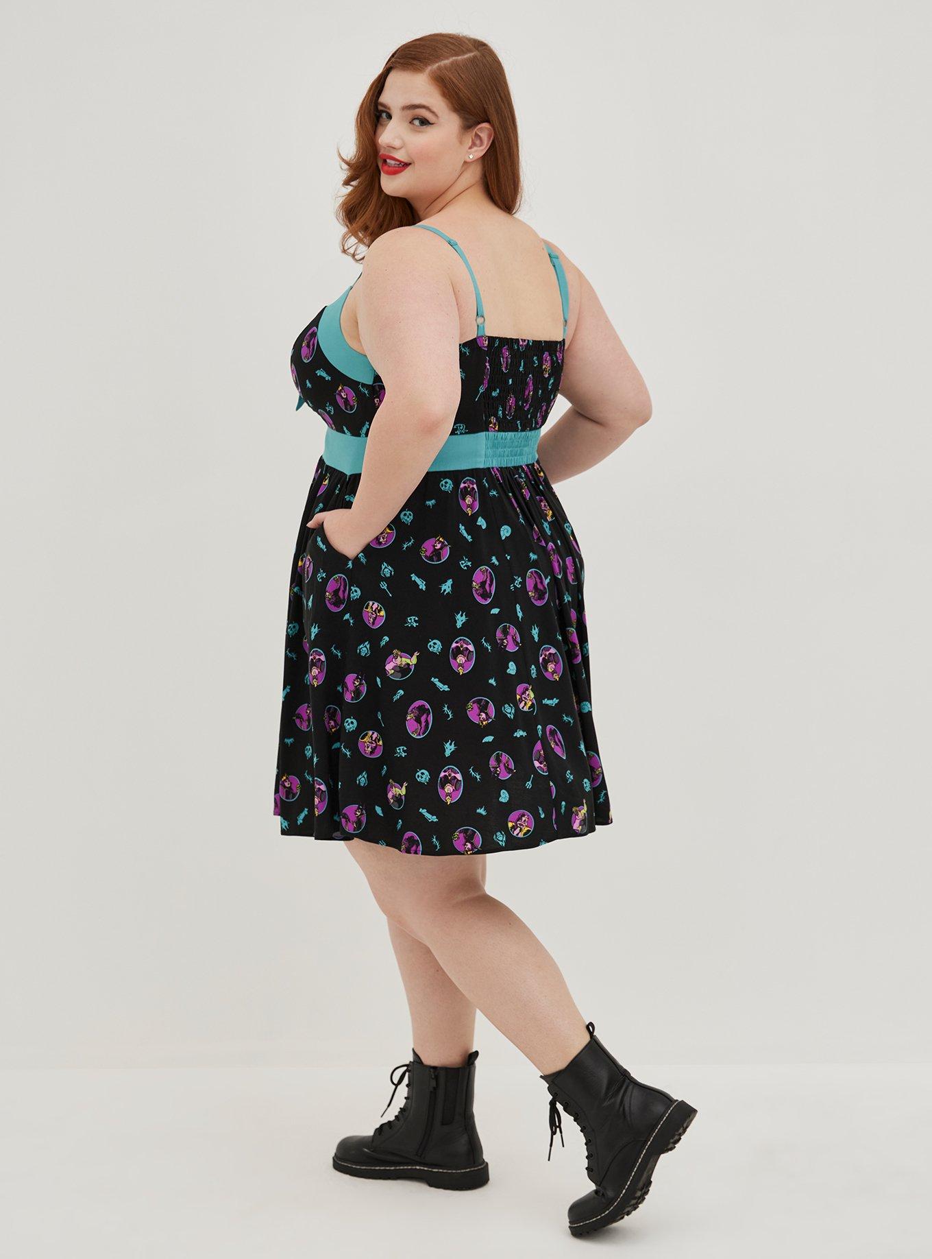 Plus Size - Sweetheart Tie Front Dress - Disney Villains - Torrid