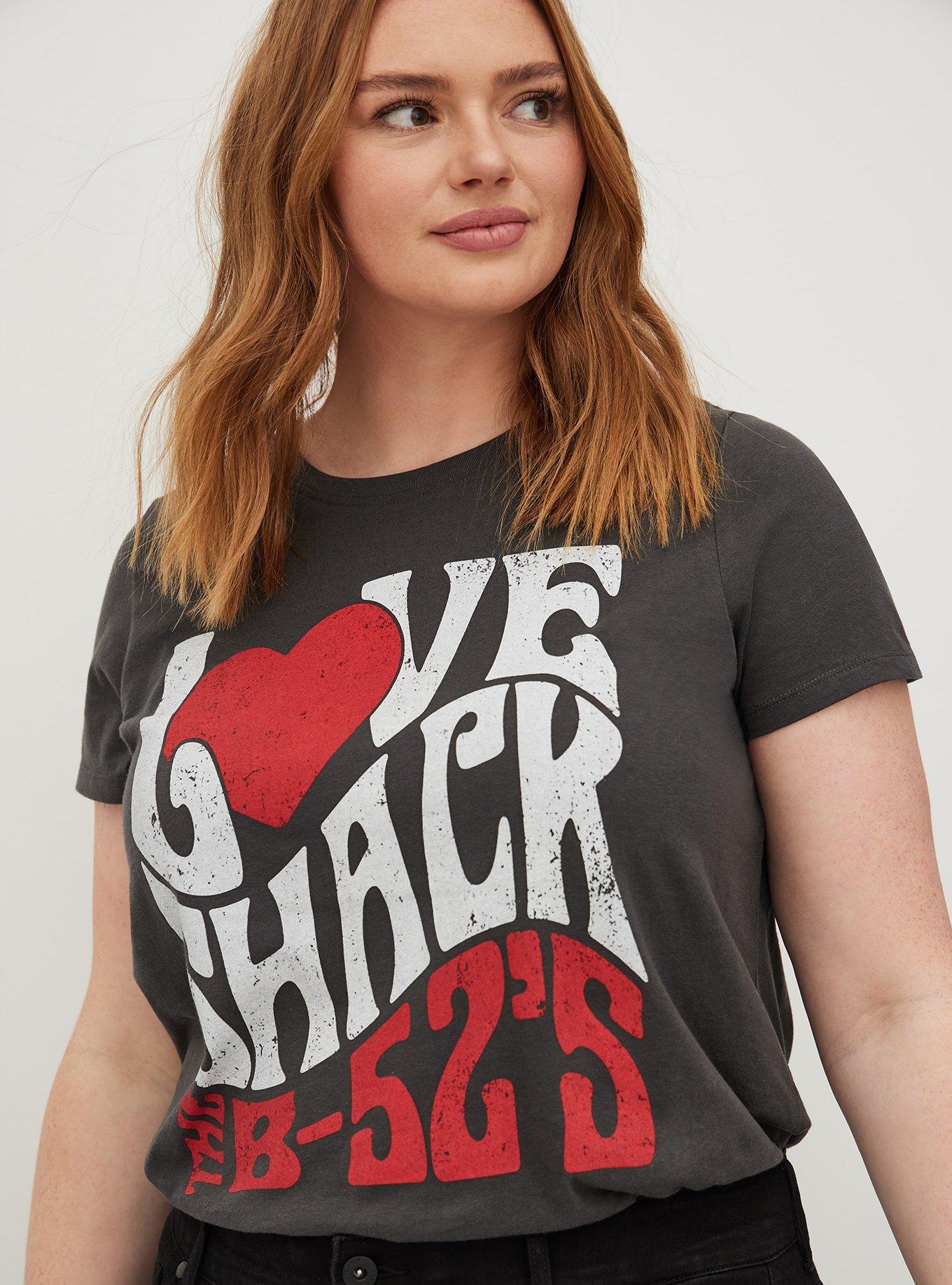 TORRID : Stranger Things Black Crew Fitted Tee