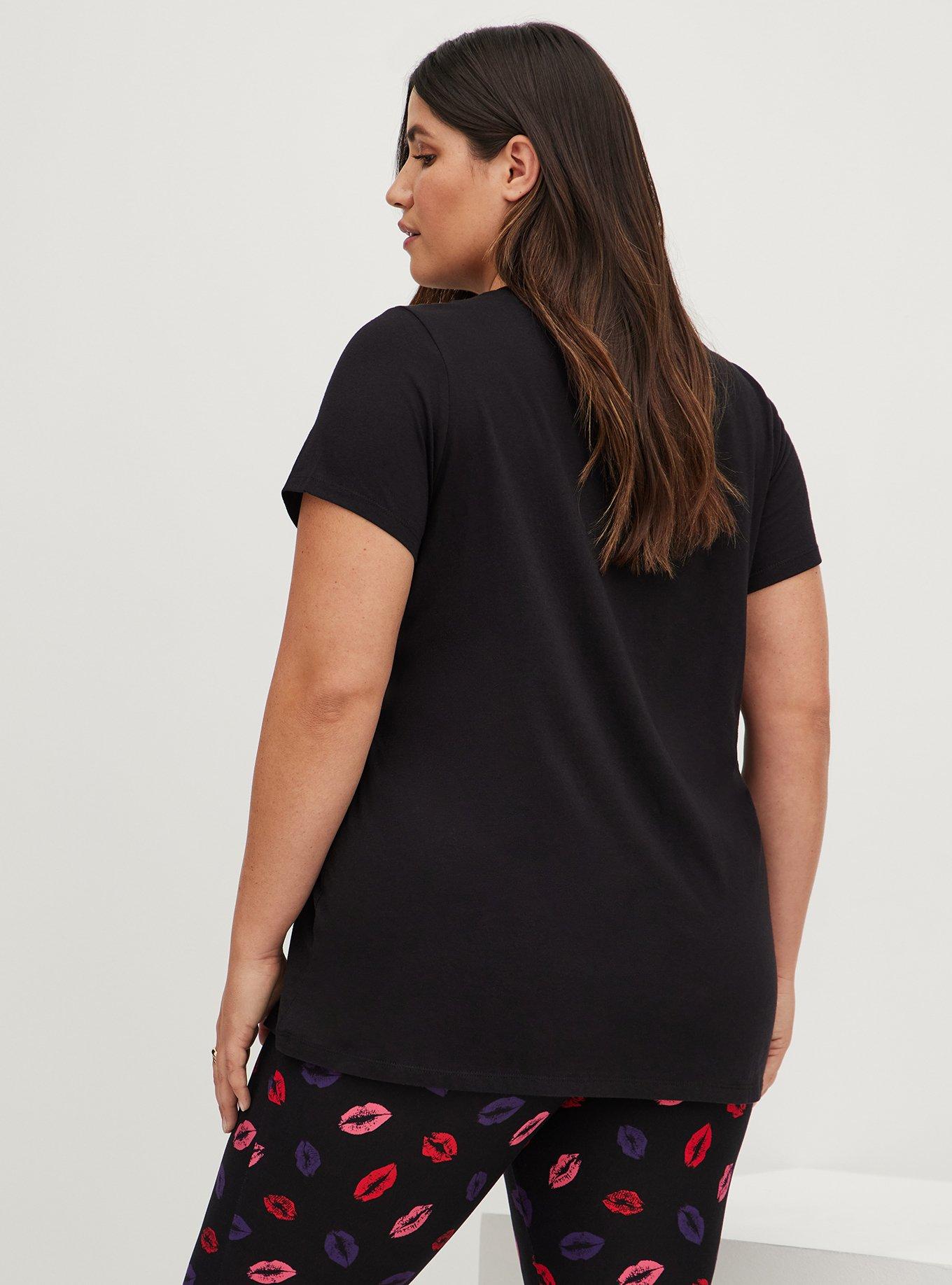 Plus Size - Classic Fit Crew Tee - Alanis Morissette Black - Torrid