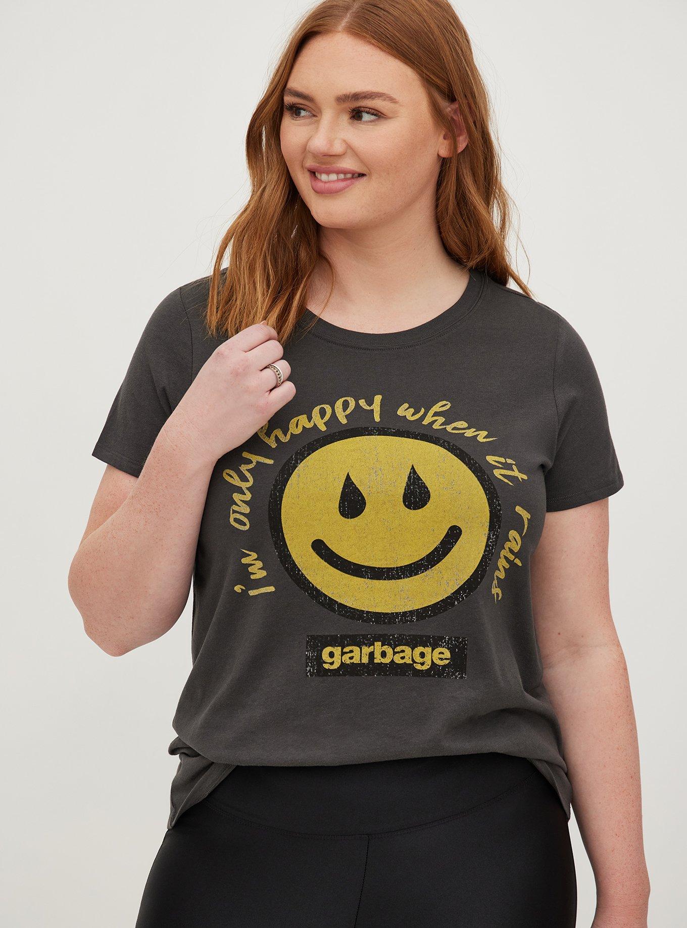 Plus Size Classic Fit Crew Tee - Garbage Rain Grey, NINE IRON, alternate