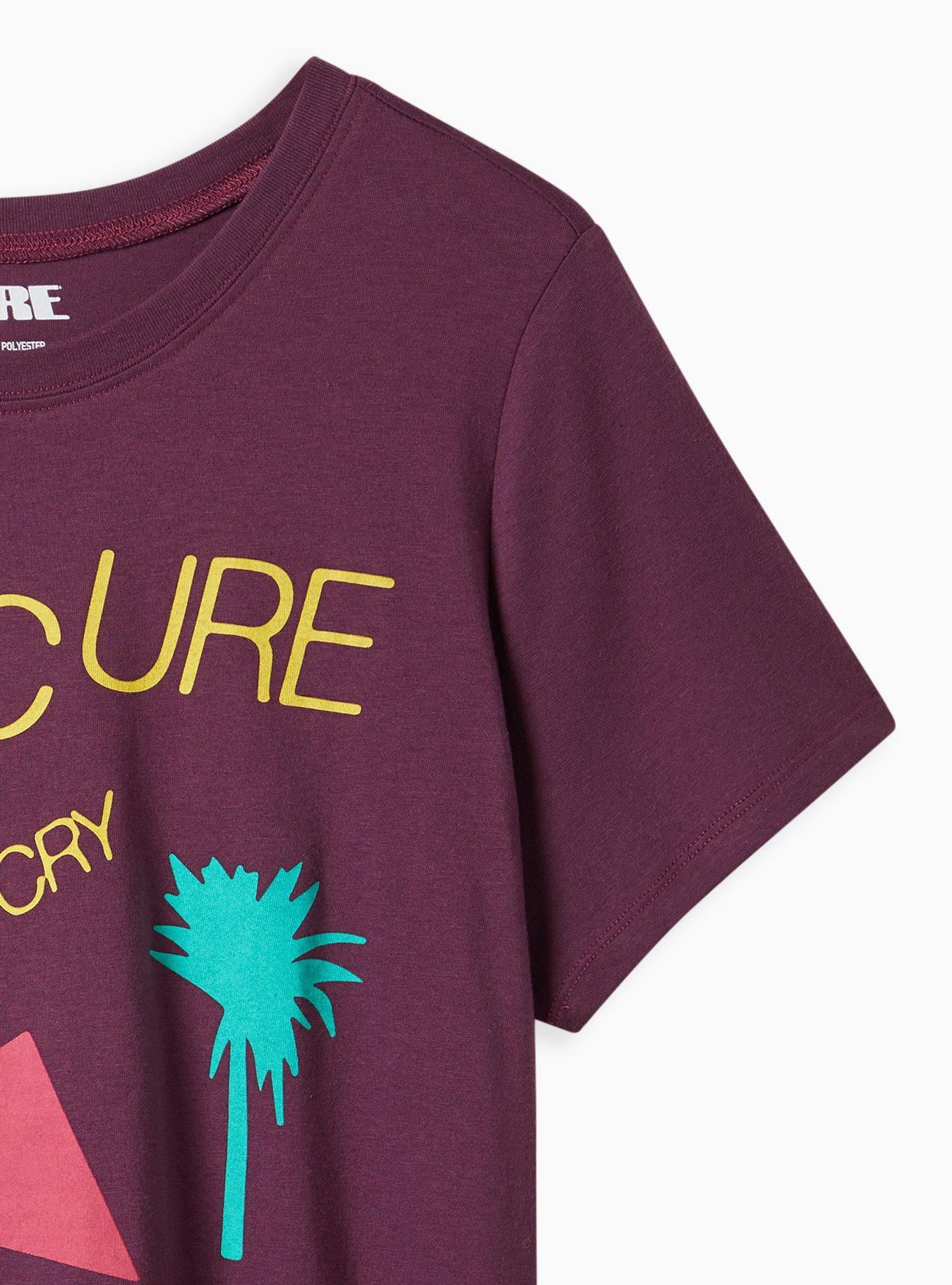 Plus Size Classic Fit Crew Tee - The Cure Purple, PURPLE, alternate