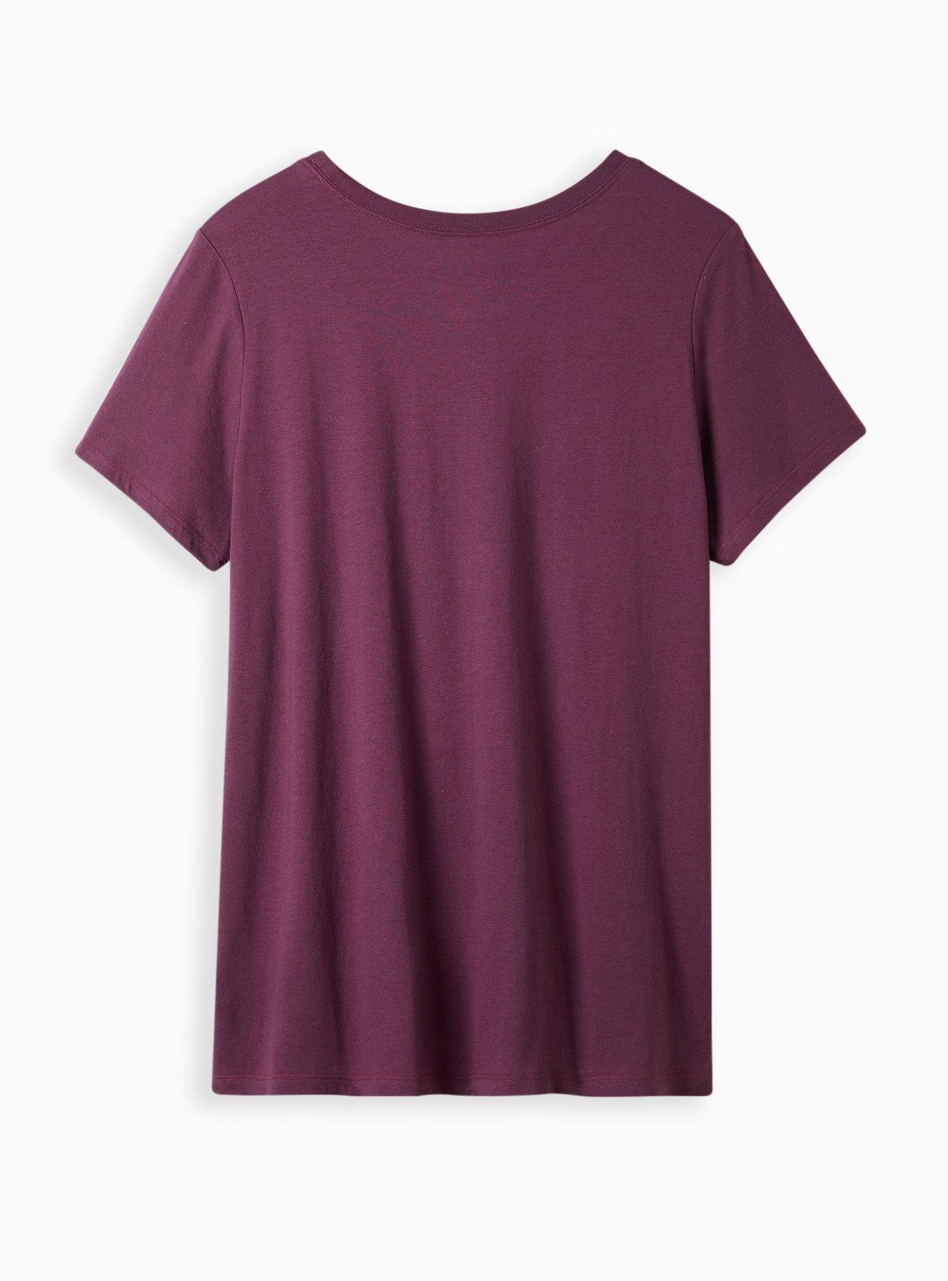 Plus Size Classic Fit Crew Tee - The Cure Purple, PURPLE, alternate