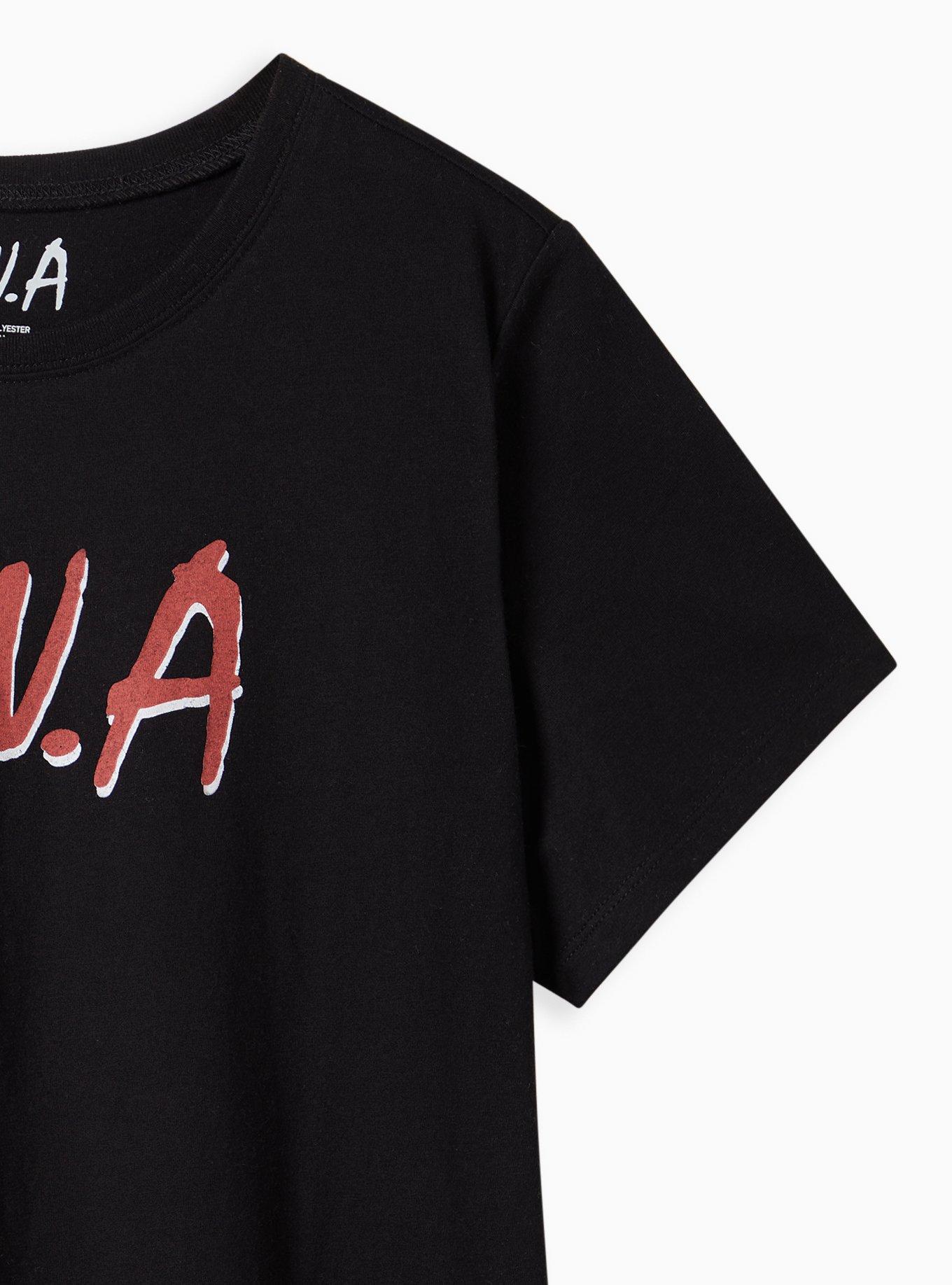Classic Fit Crew Tee - N.W.A. Black, DEEP BLACK, alternate
