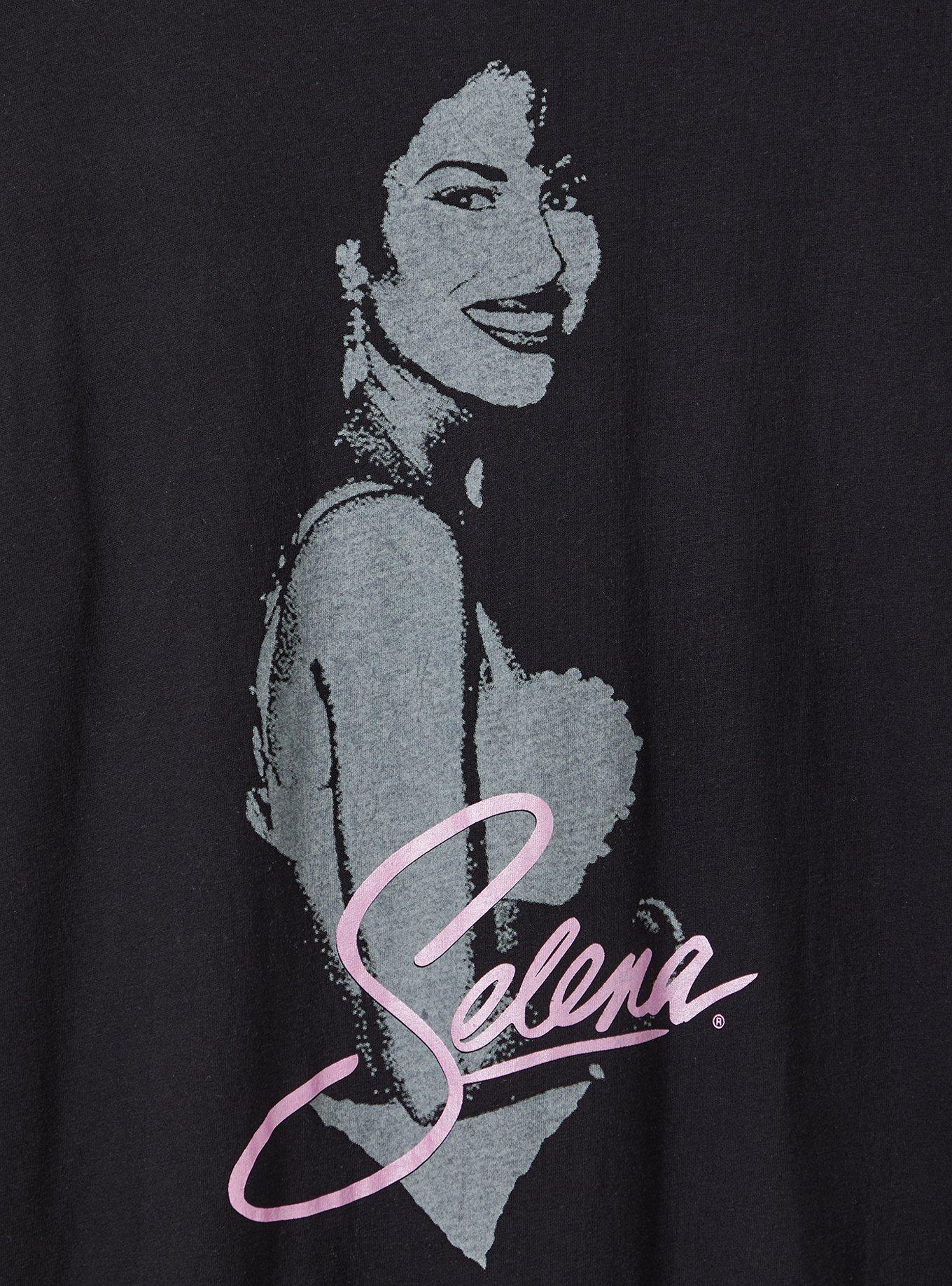 Plus Size Classic Fit Crew Tee - Cotton Selena Black, DEEP BLACK, alternate