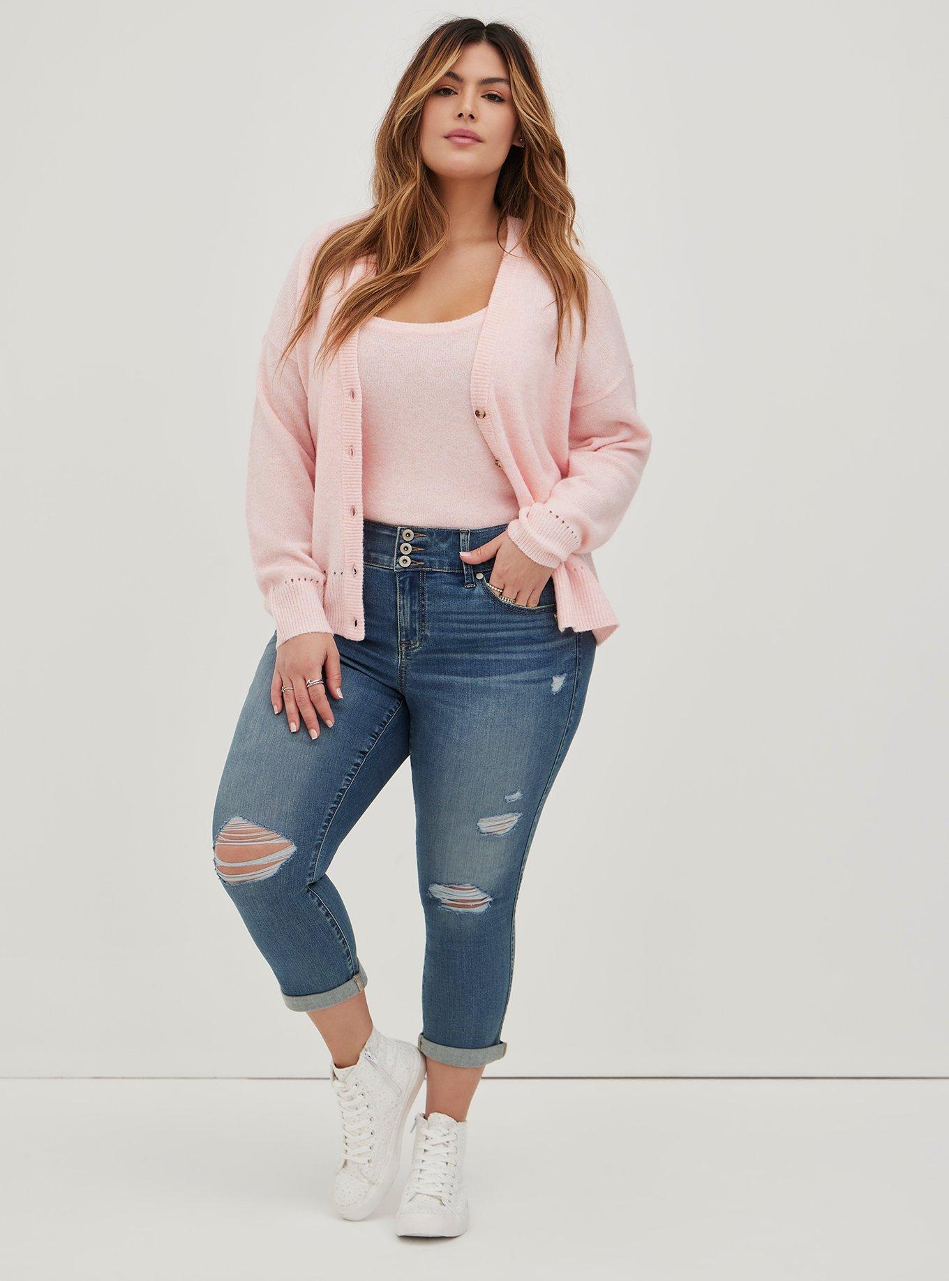 Vegan Cashmere Cami Sweater, ROSE, alternate