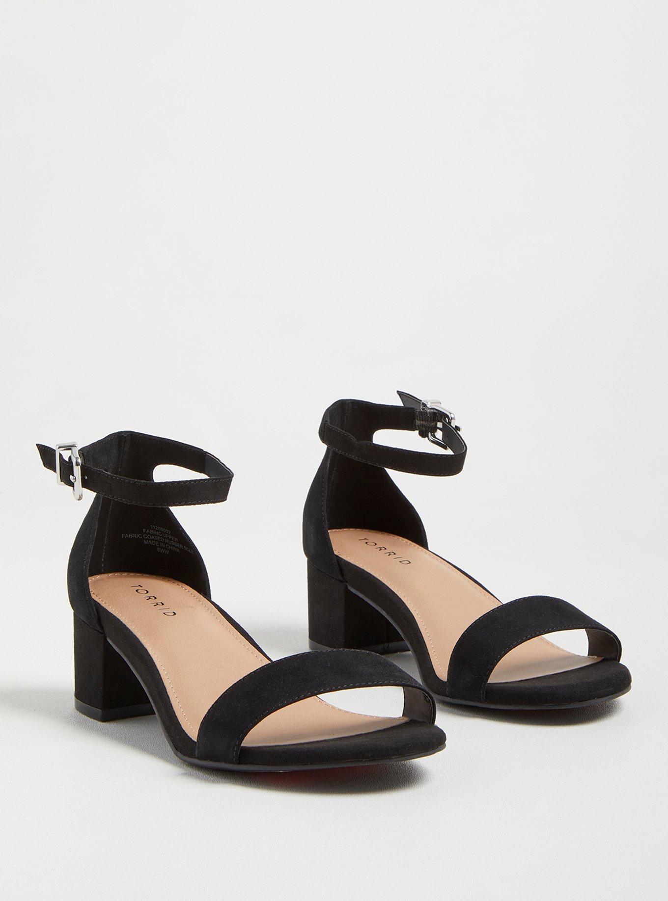 Plus Size - Ankle Strap Block Heel (WW) - Torrid