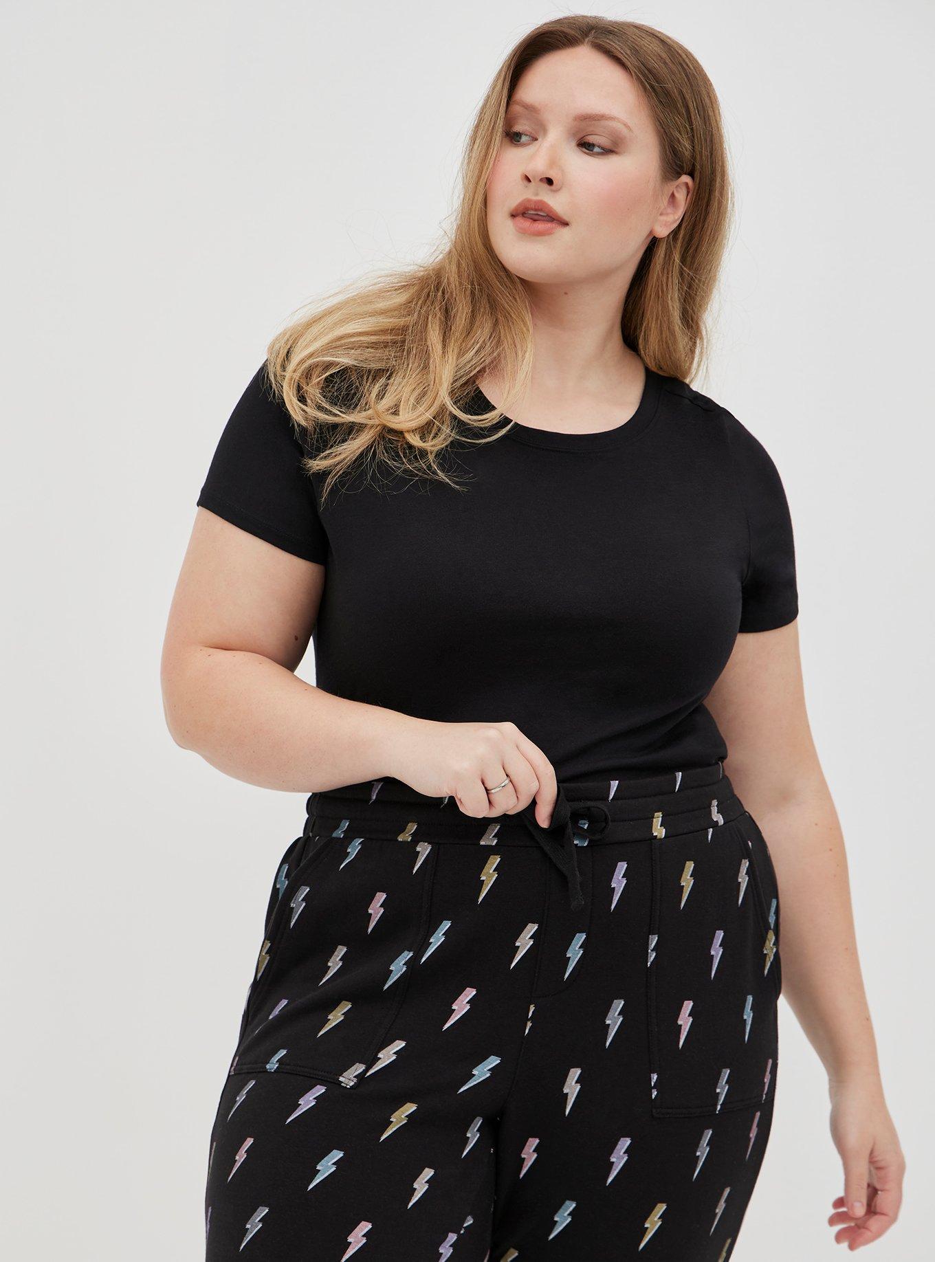 Plus Size Relaxed Fit Jogger Super Soft Fleece Mid-Rise Pant, MULTI, alternate