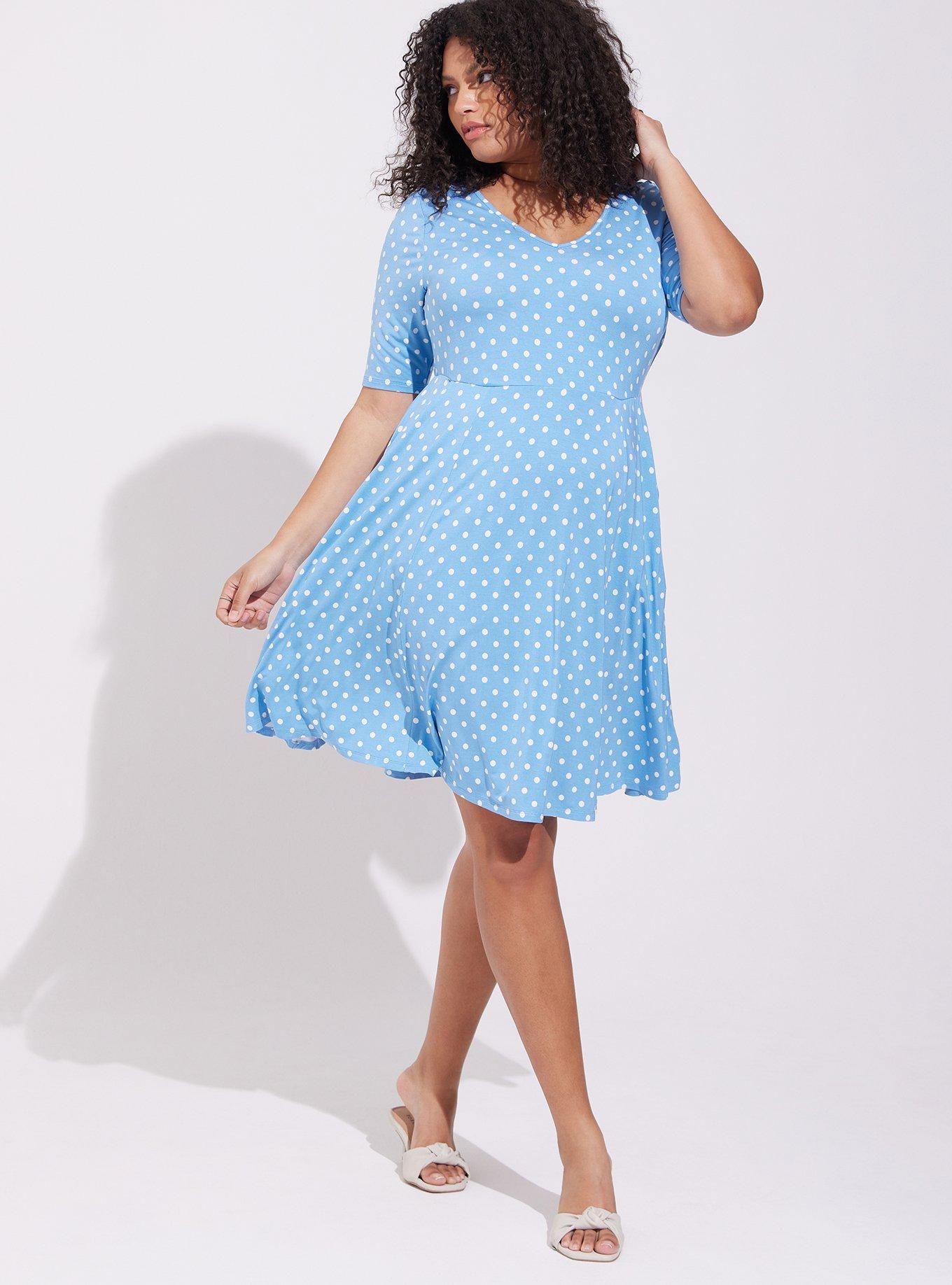 Skater dress polka dot sales