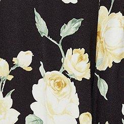 Super Soft Skater Mini Dress, ROMANCE FLORAL BLACK, swatch