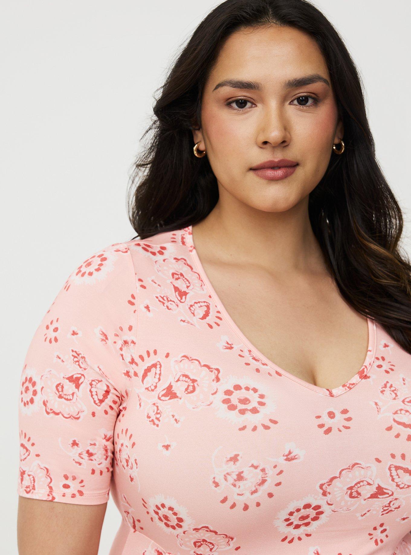 Super Soft Skater Mini Dress, JOANNE JACOBEAN PEACH, alternate