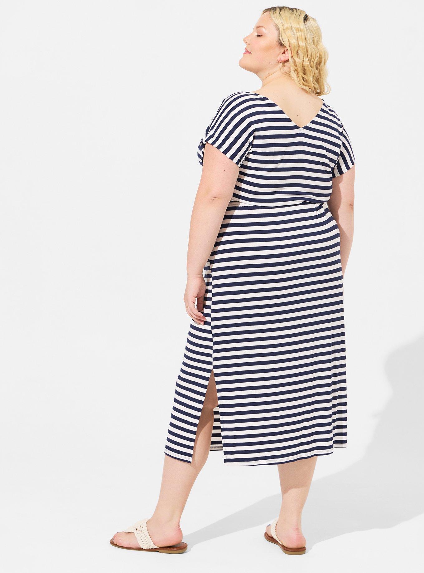 Plus Size - Midi Super Soft Dolman Sleeve Dress - Torrid