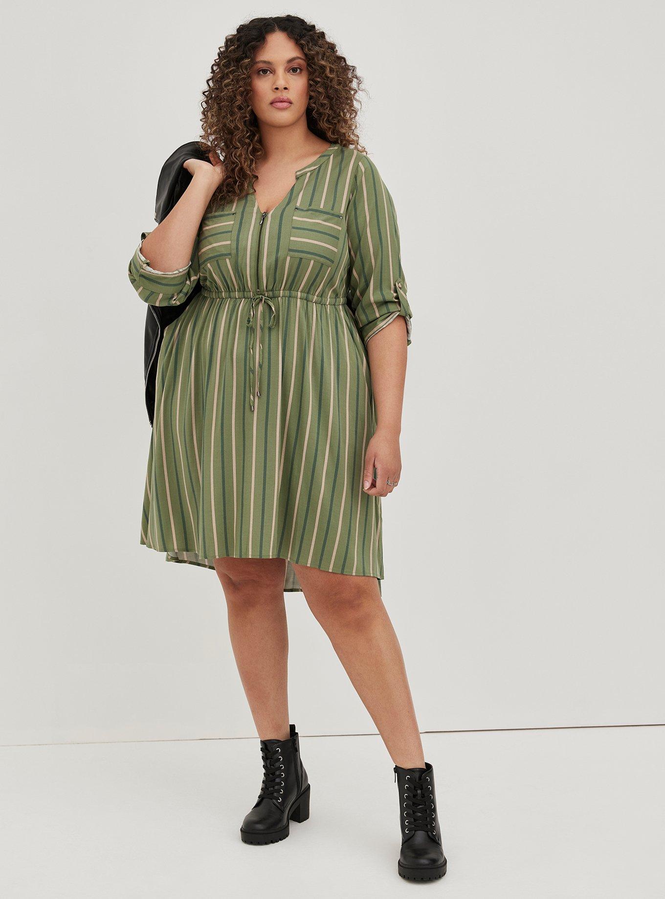 High low shirt dress cheap plus size