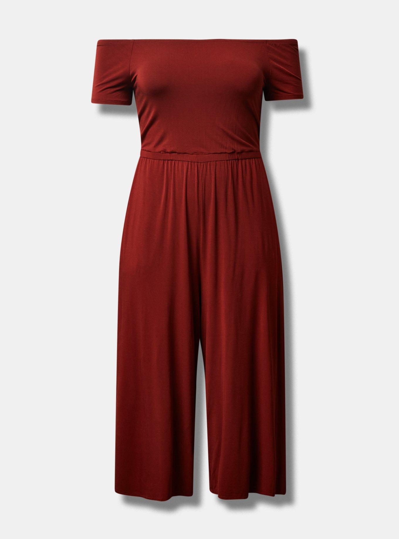 Plus Size - Super Soft Culotte Jumpsuit - Torrid