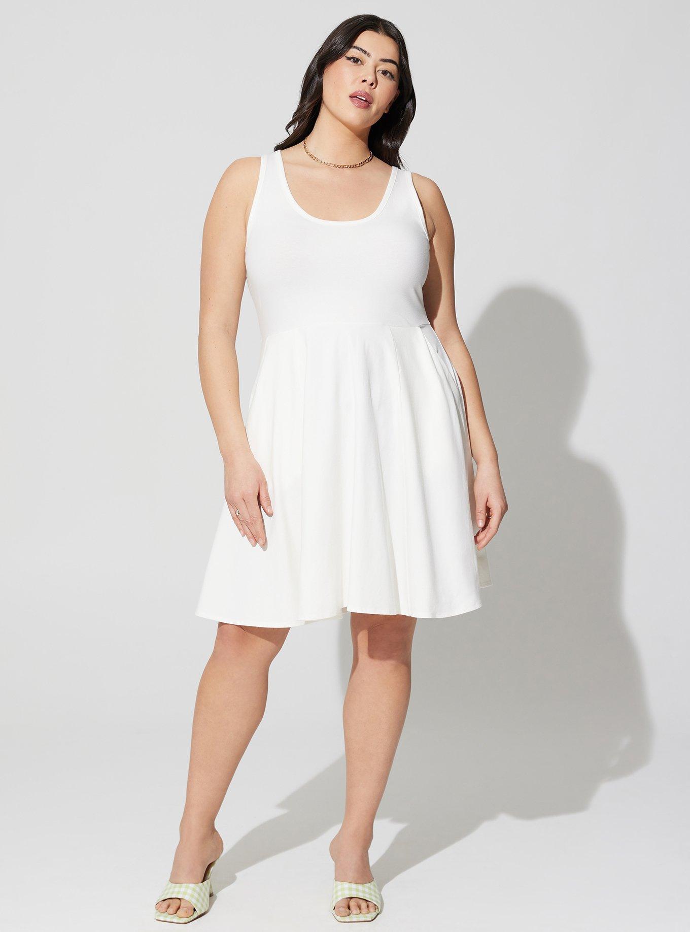 Torrid plus size white 2024 dresses