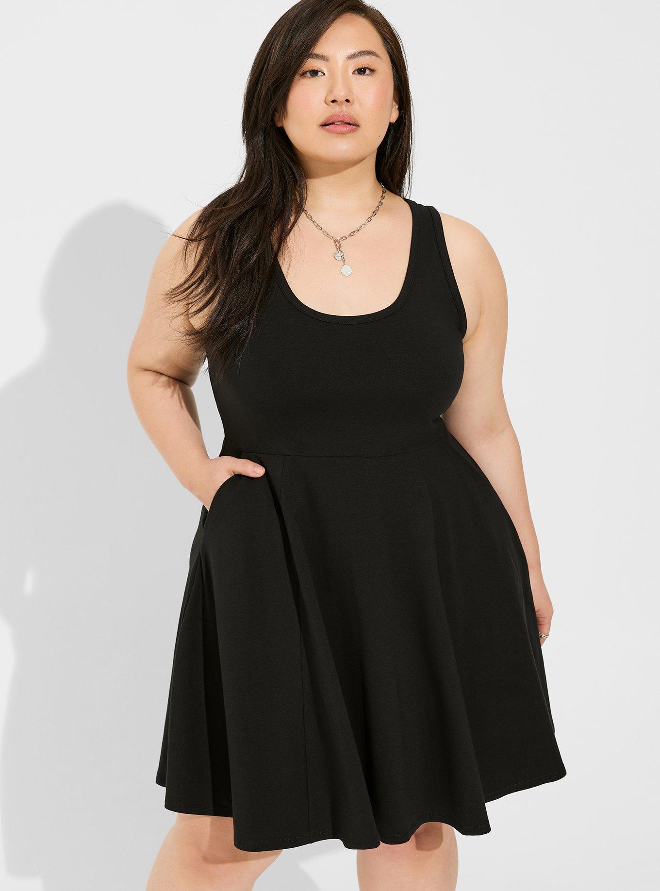 Plus Size - Mini Foxy Skater Dress - Torrid