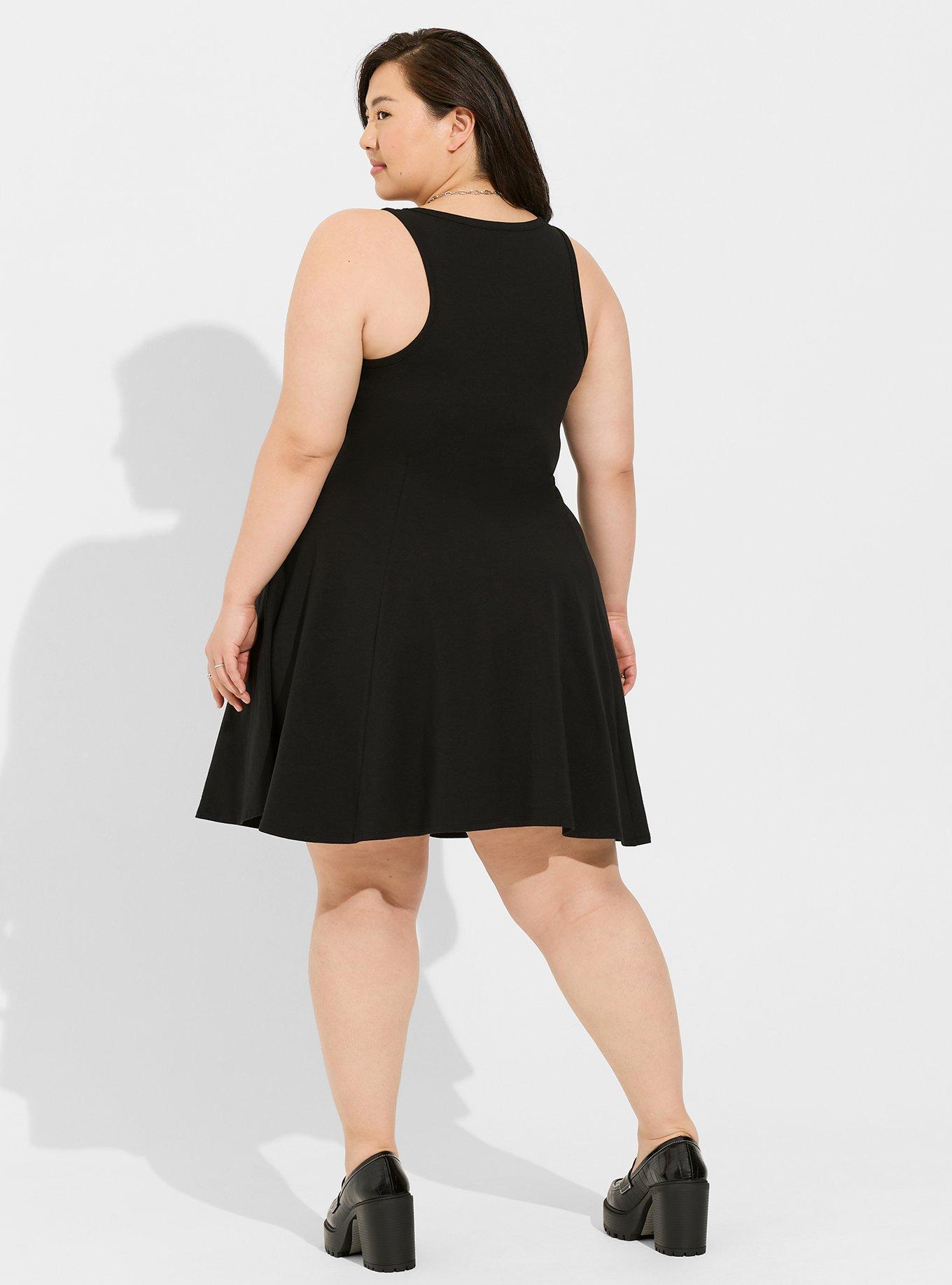 Plus Size - Mini Foxy Skater Dress - Torrid