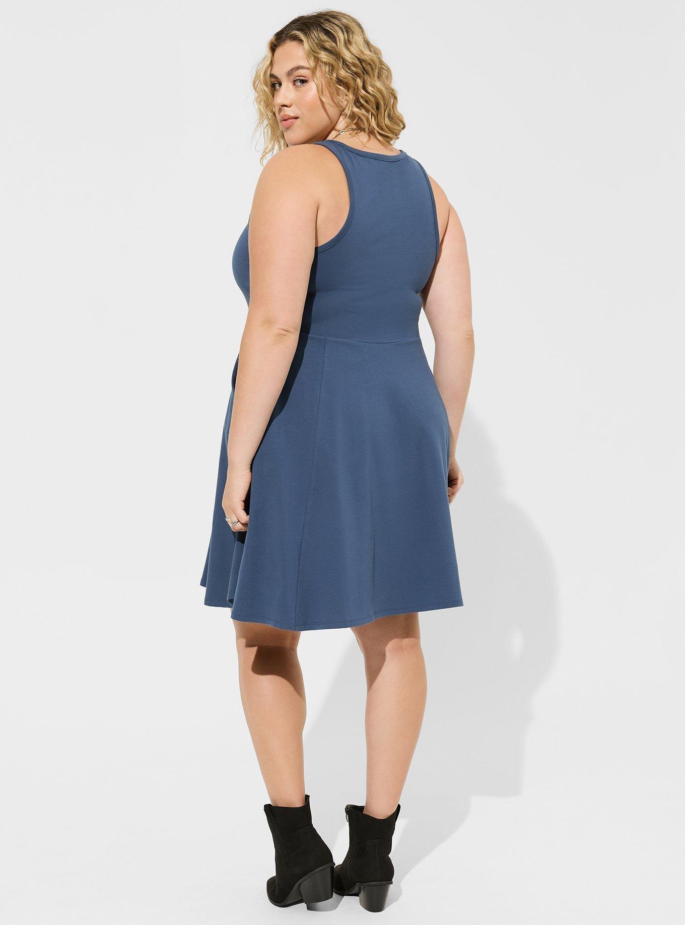 Plus Size - Foxy Skater Mini Dress - Torrid