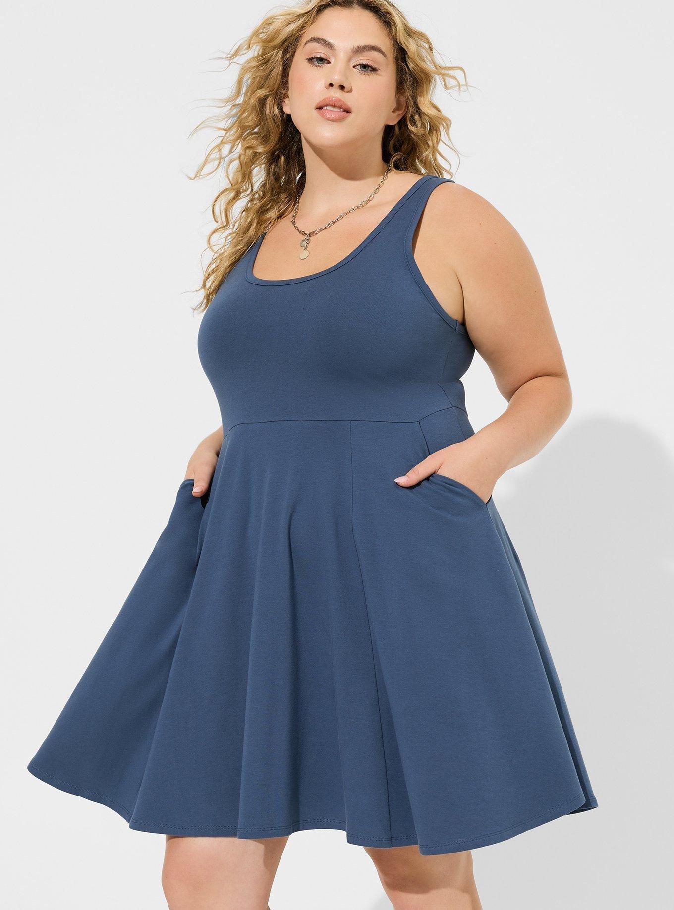 Plus Size - Foxy Skater Mini Dress - Torrid