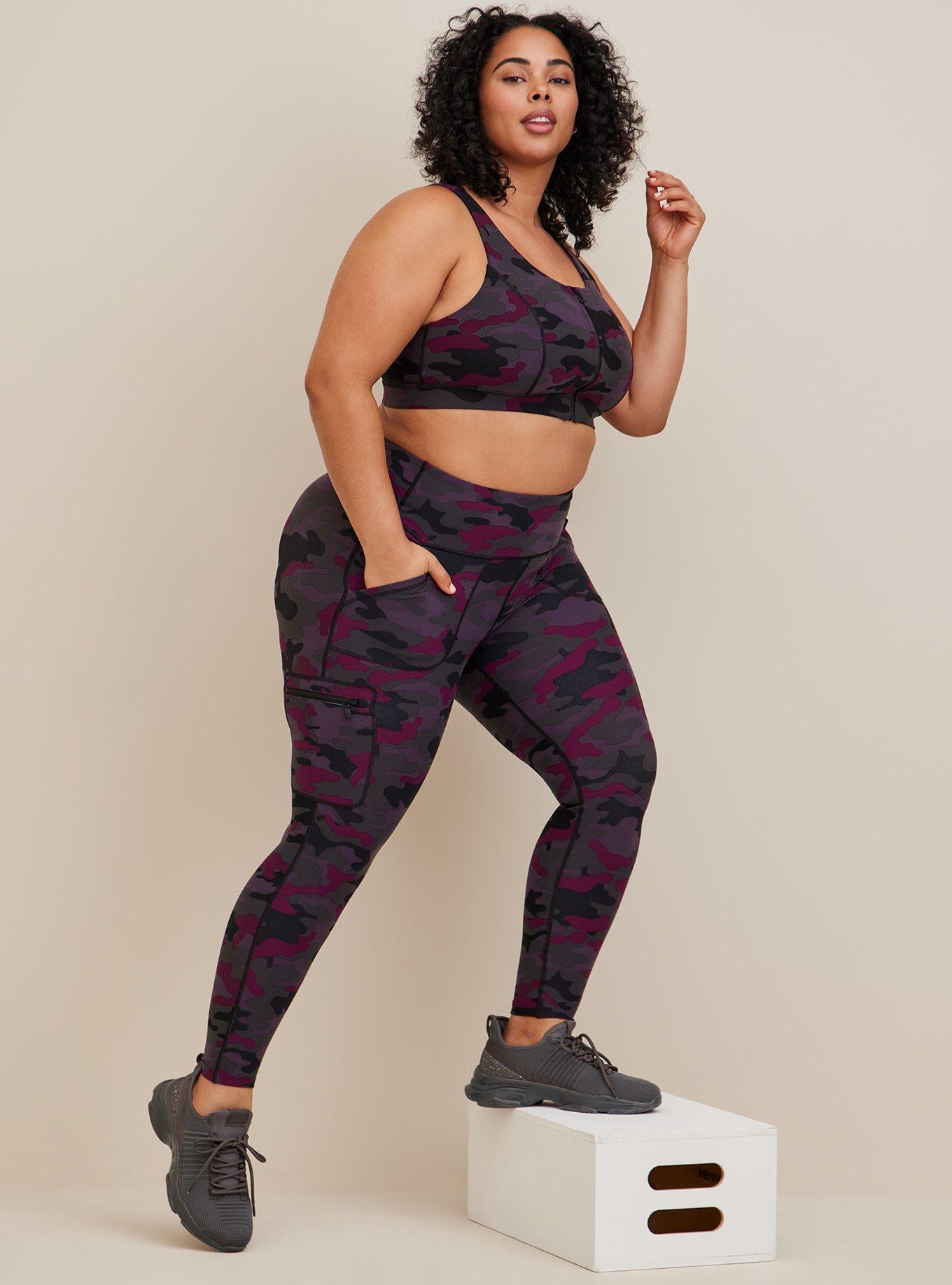 Torrid Happy Green Camper Performance Core Full Length Active