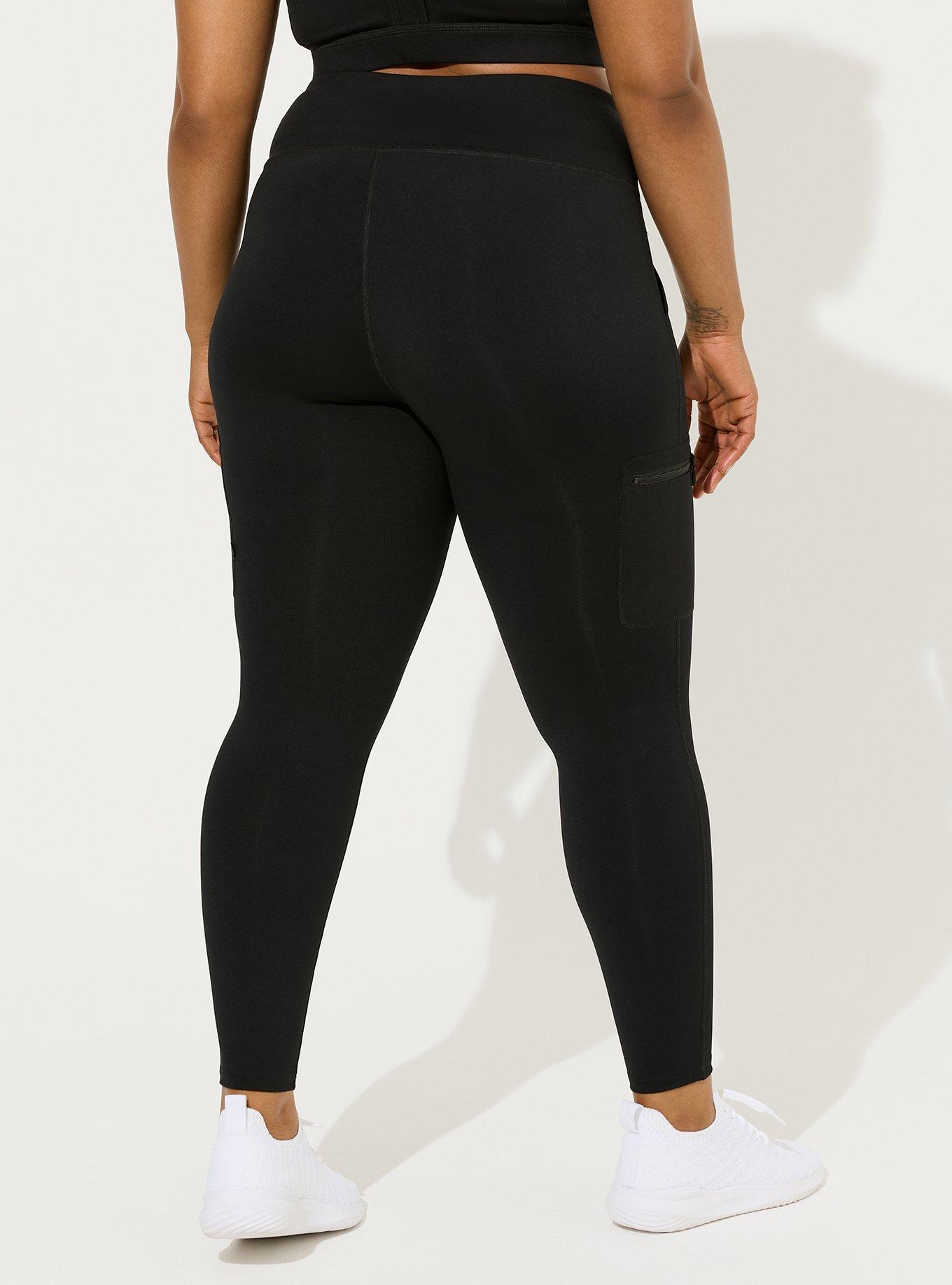 Plus Size - Happy Camper Performance Core Full Length Active Legging With  Cargo Pocket - Torrid