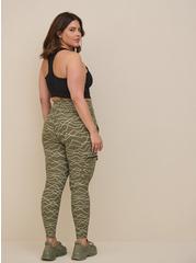 Plus Size Happy Camper Performance Core Full Length Active Legging With Cargo Pocket, MOUNTAIN TOPS, alternate