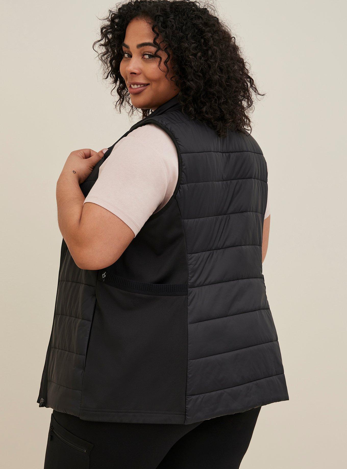 Plus size bubble on sale vest