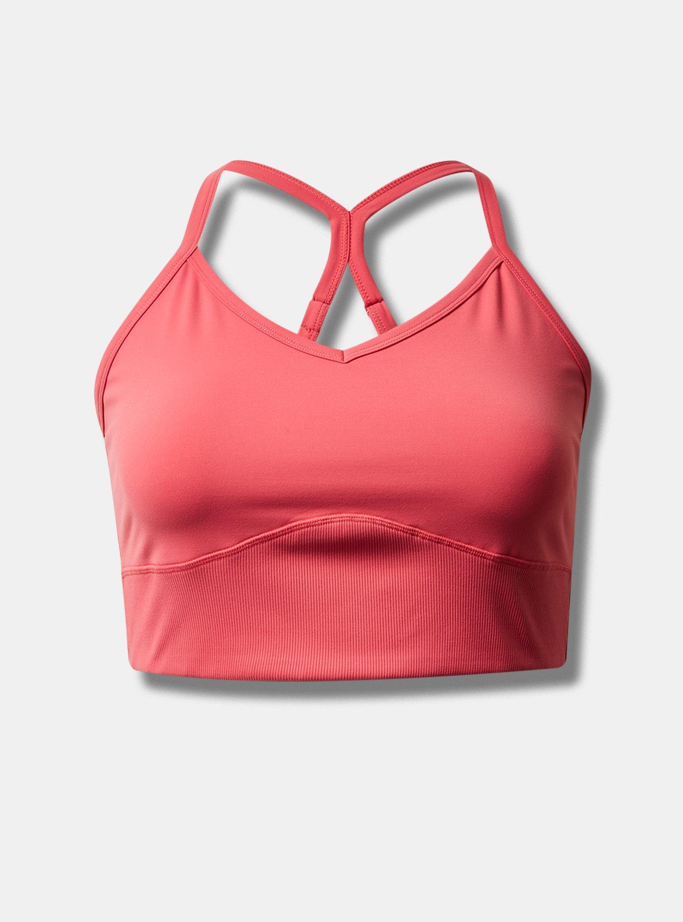 Plus Size - Low-Impact Wireless Rib Trim Active Sports Bra - Torrid