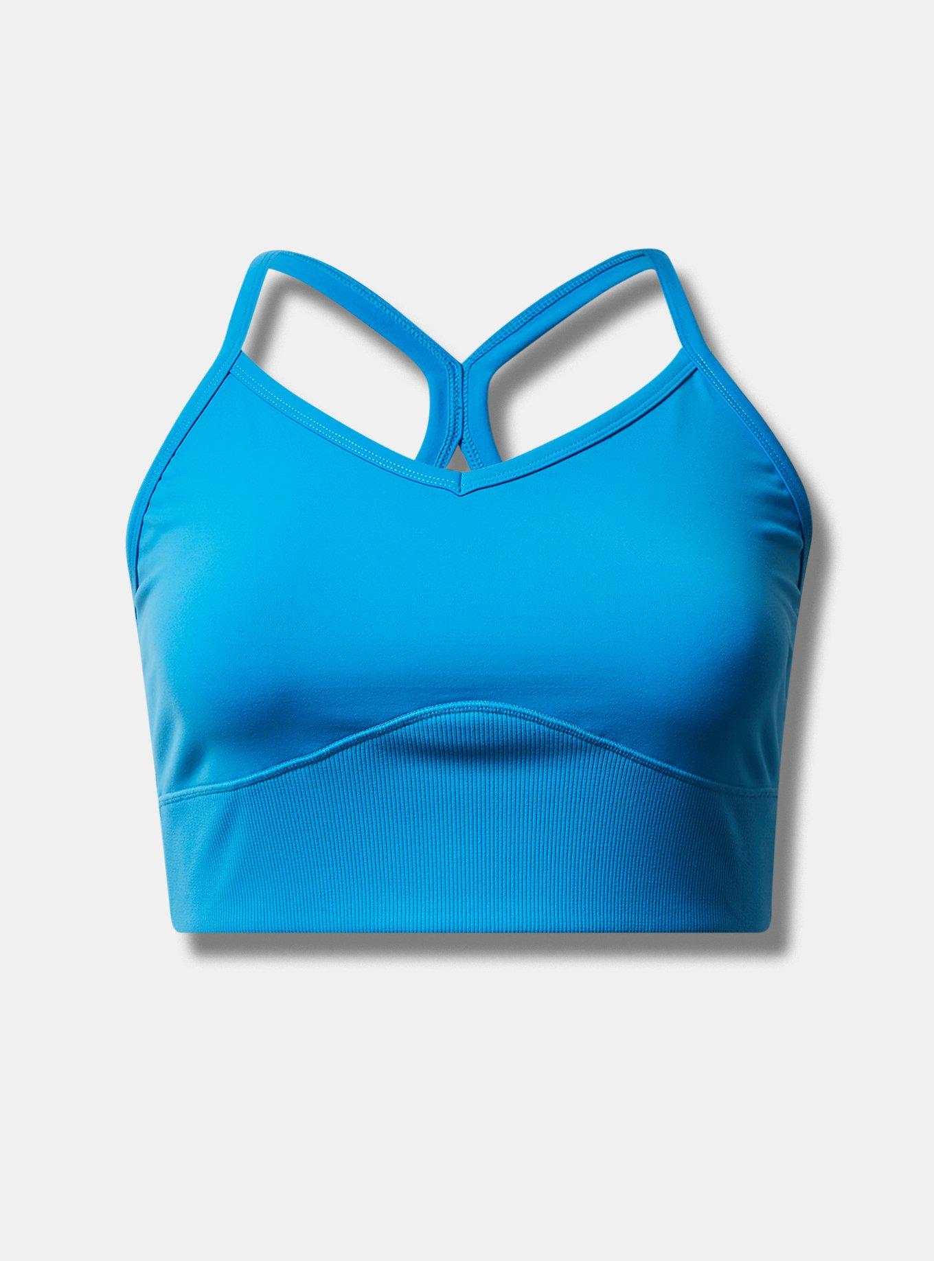 Plus Size - Low-Impact Wireless Rib Trim Active Sports Bra - Torrid