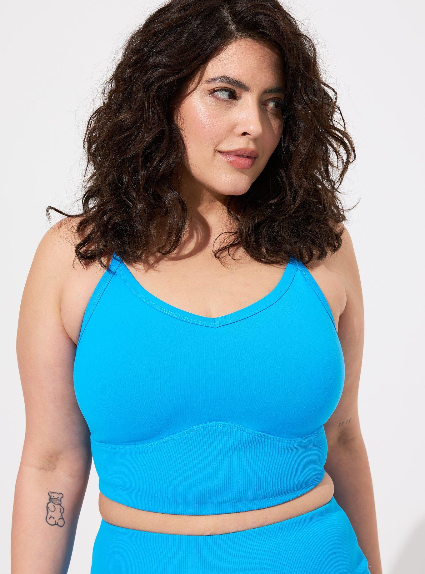 TORRID Low-Impact Wireless Rib Trim Active Sports Bra