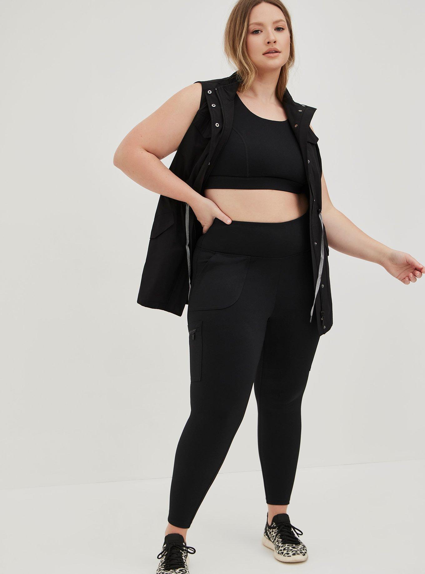 Plus Size - Happy Camper Stretch Woven Light Weight Active Vest - Torrid