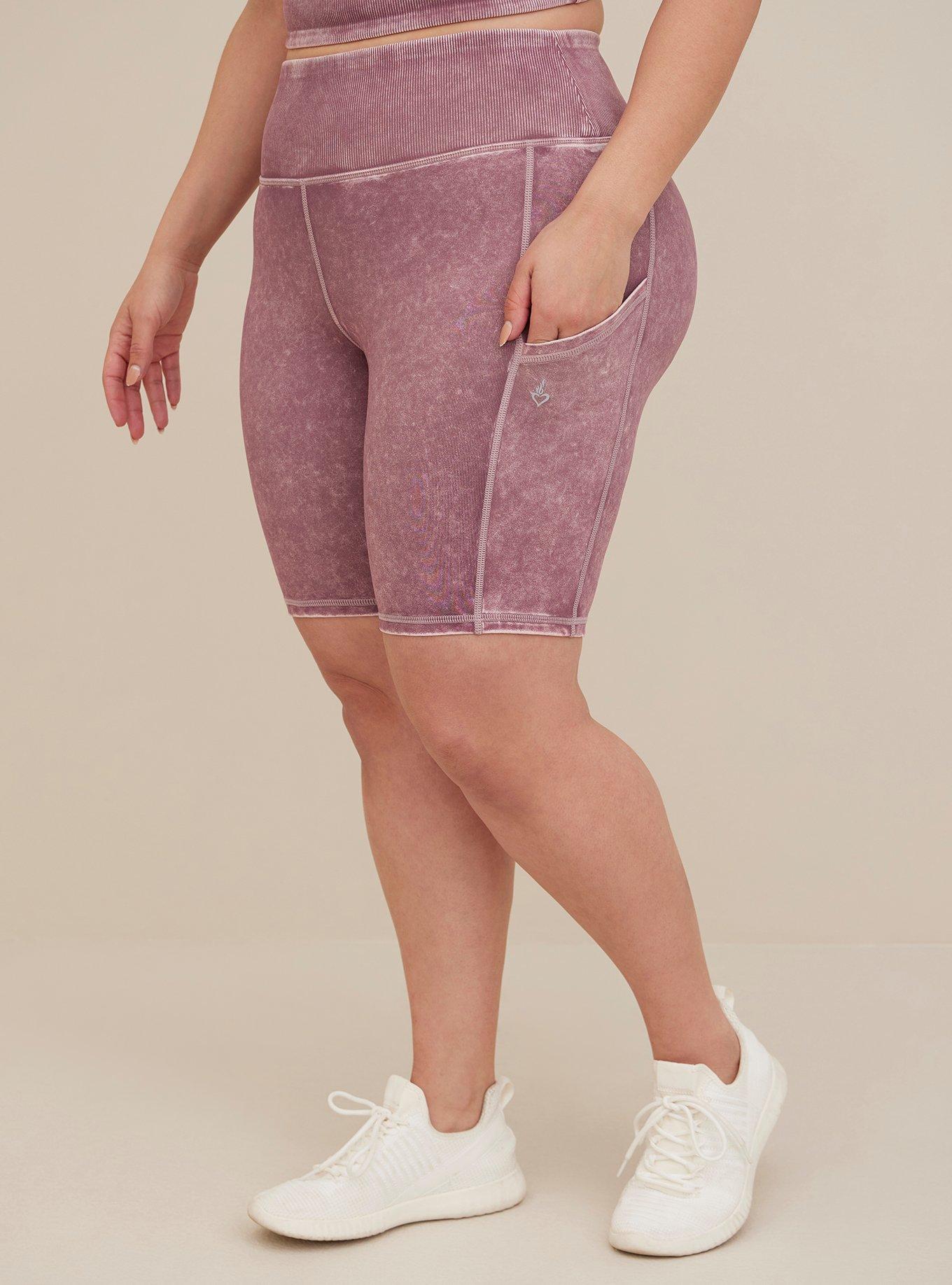 Plus Size - Performance Core 9 Inch Active Bike Short With Rib Trim - Torrid