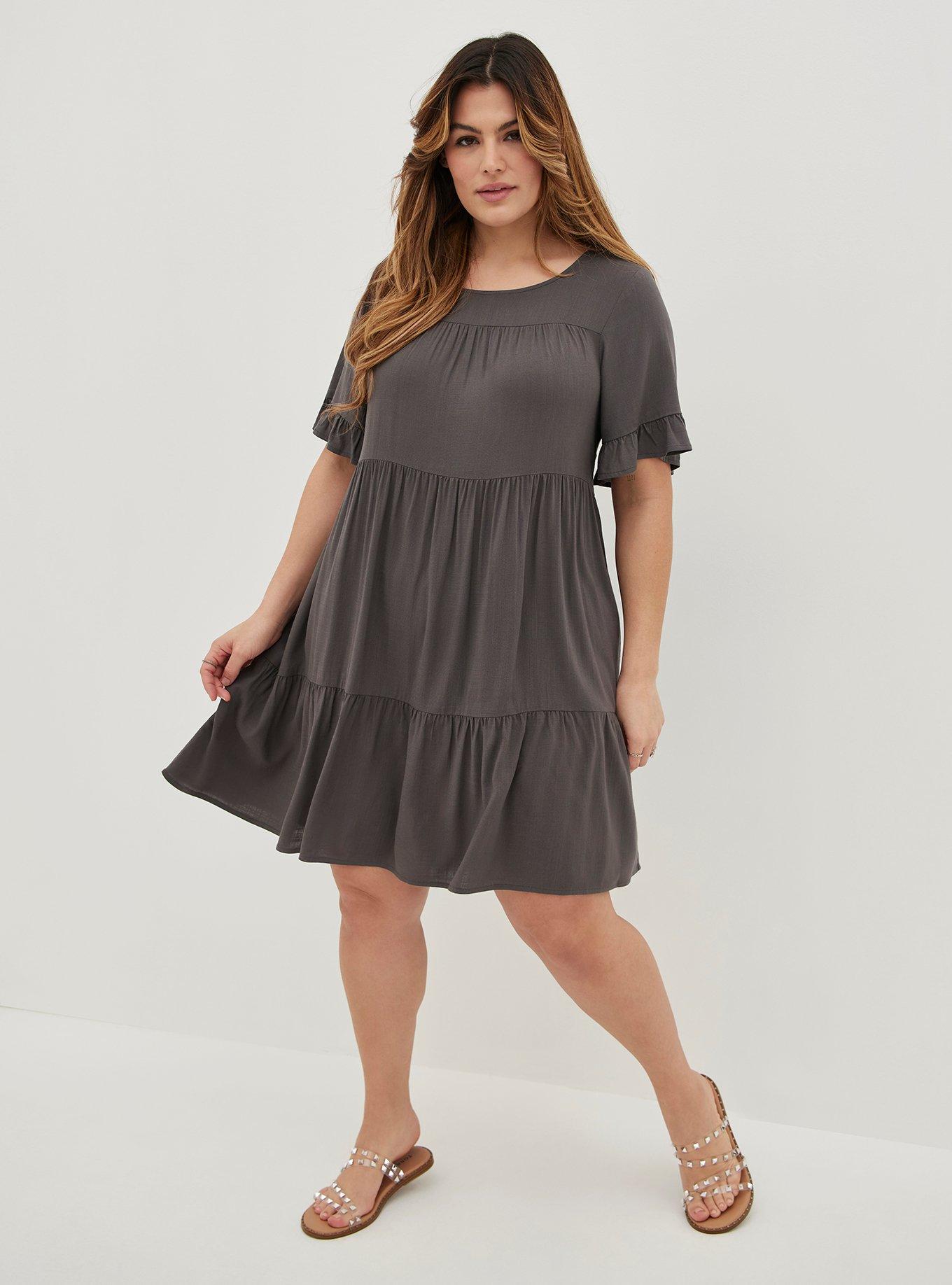 Torrid store gray dress