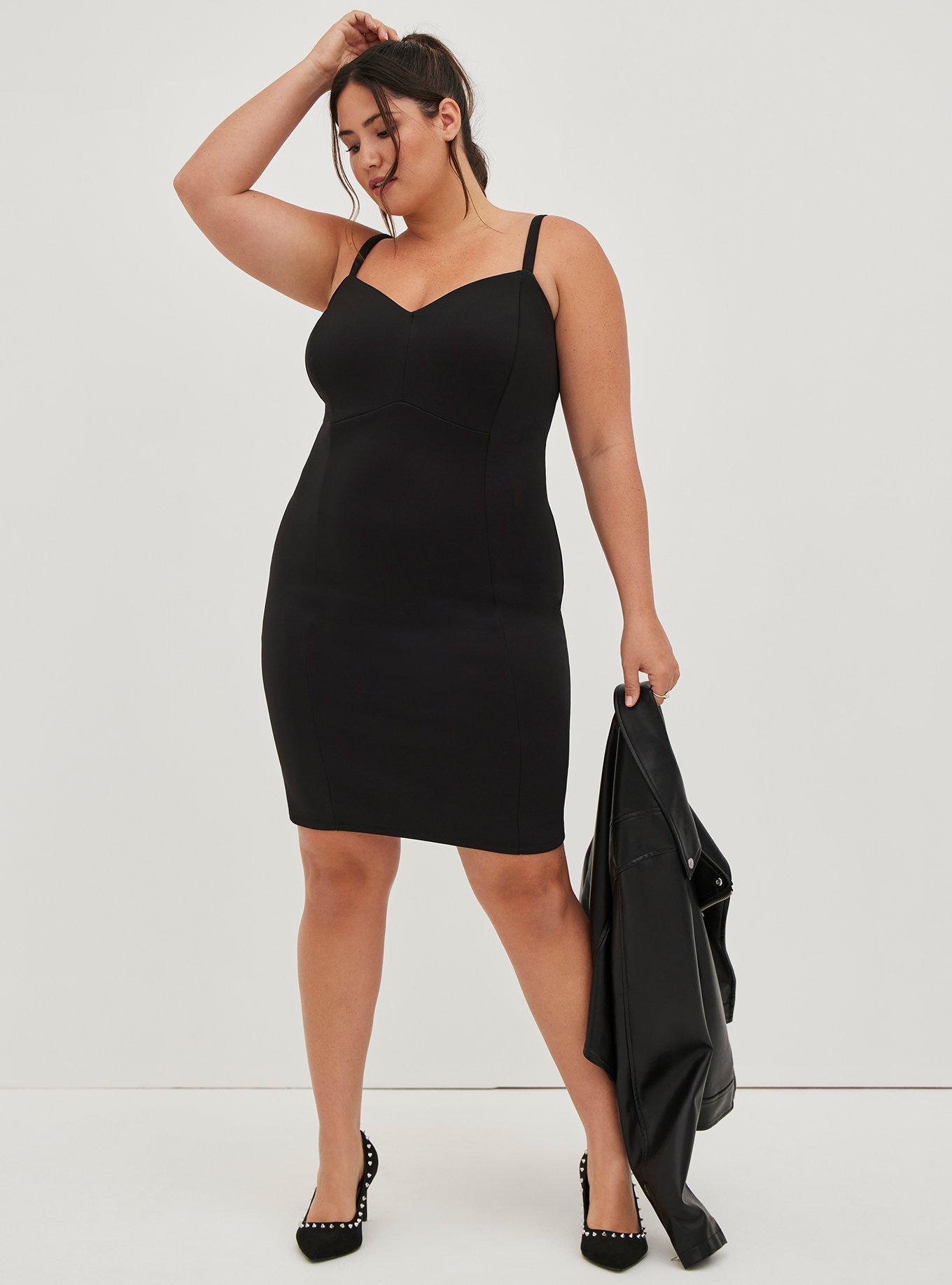 Torrid black bodycon store dress