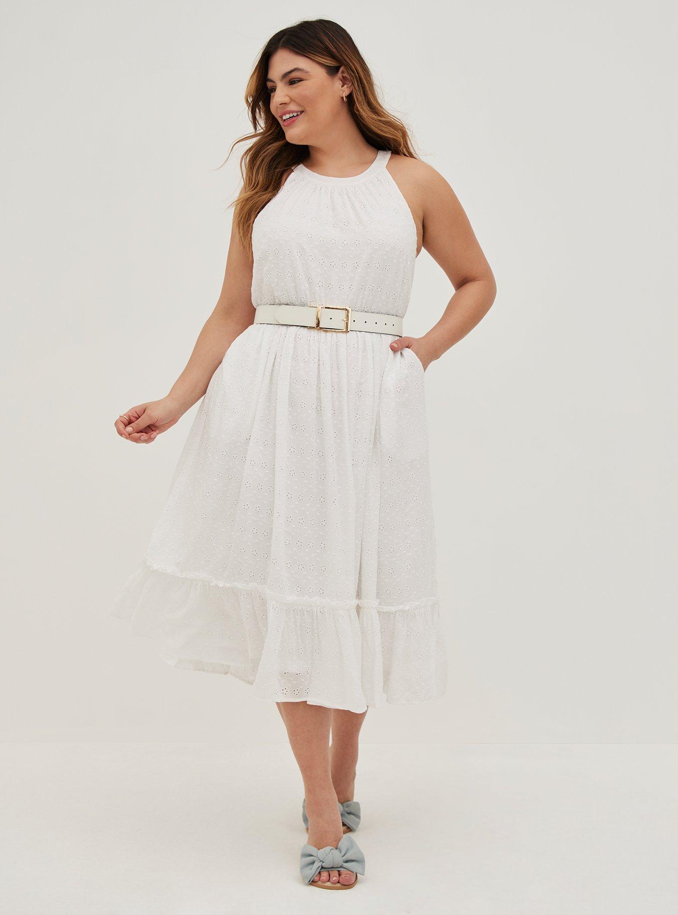 White best sale torrid dress