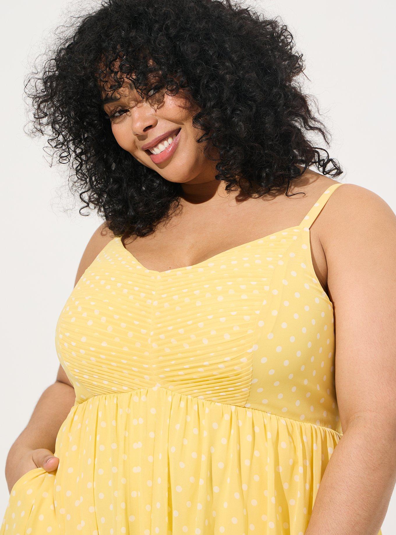 Torrid 2024 yellow dress