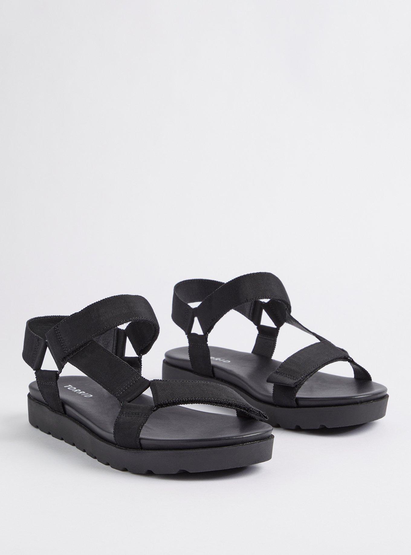 Plus Size Velcro Strap Sandal WW Torrid