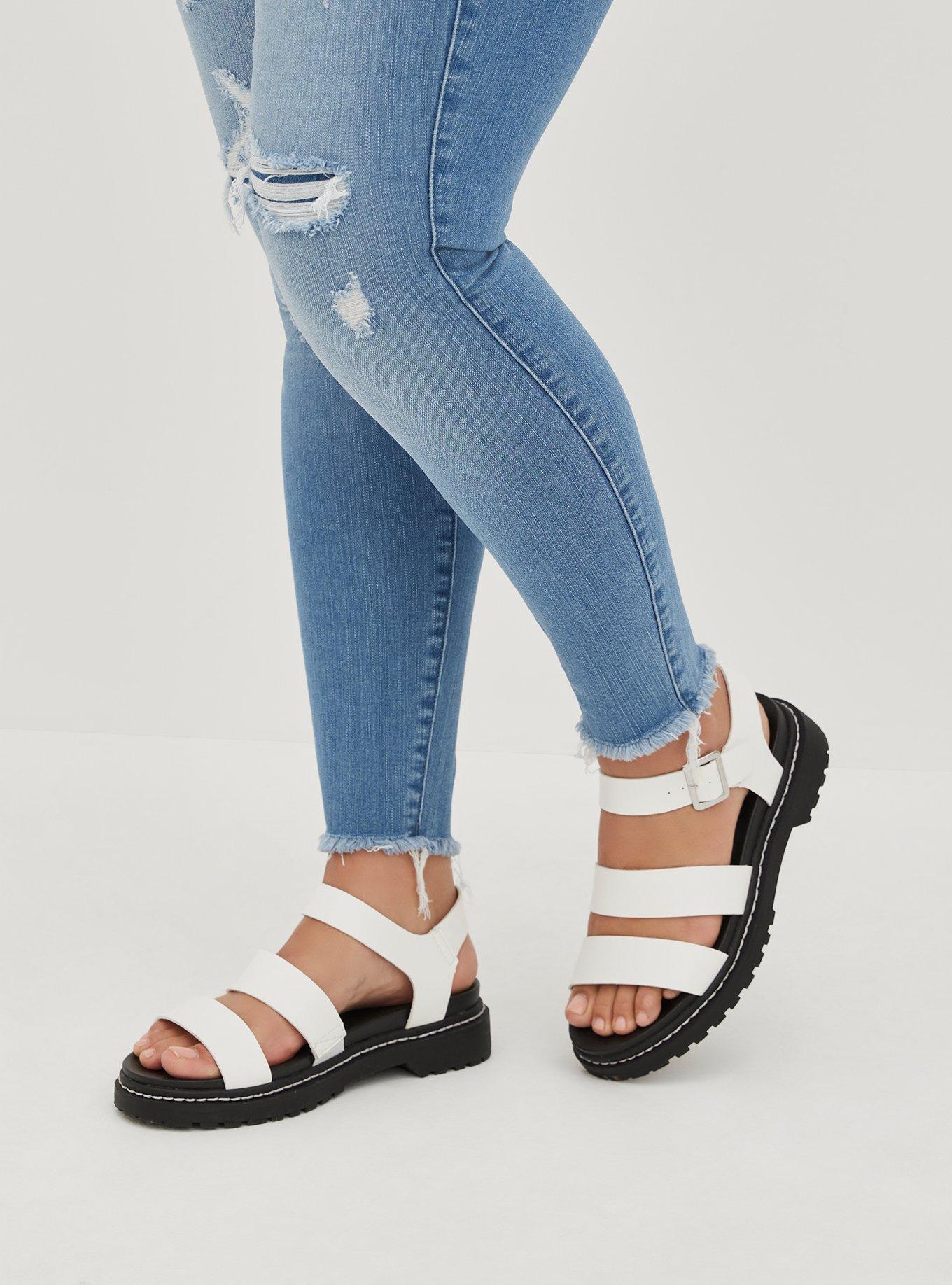 Plus Size - Chunky Lug Sole Sandal (WW) - Torrid