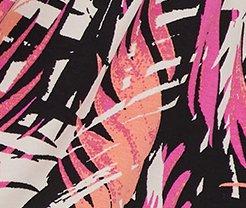 Super Soft Lace Inset Sleeveless Sleep Cami, LEAF MULTI, swatch