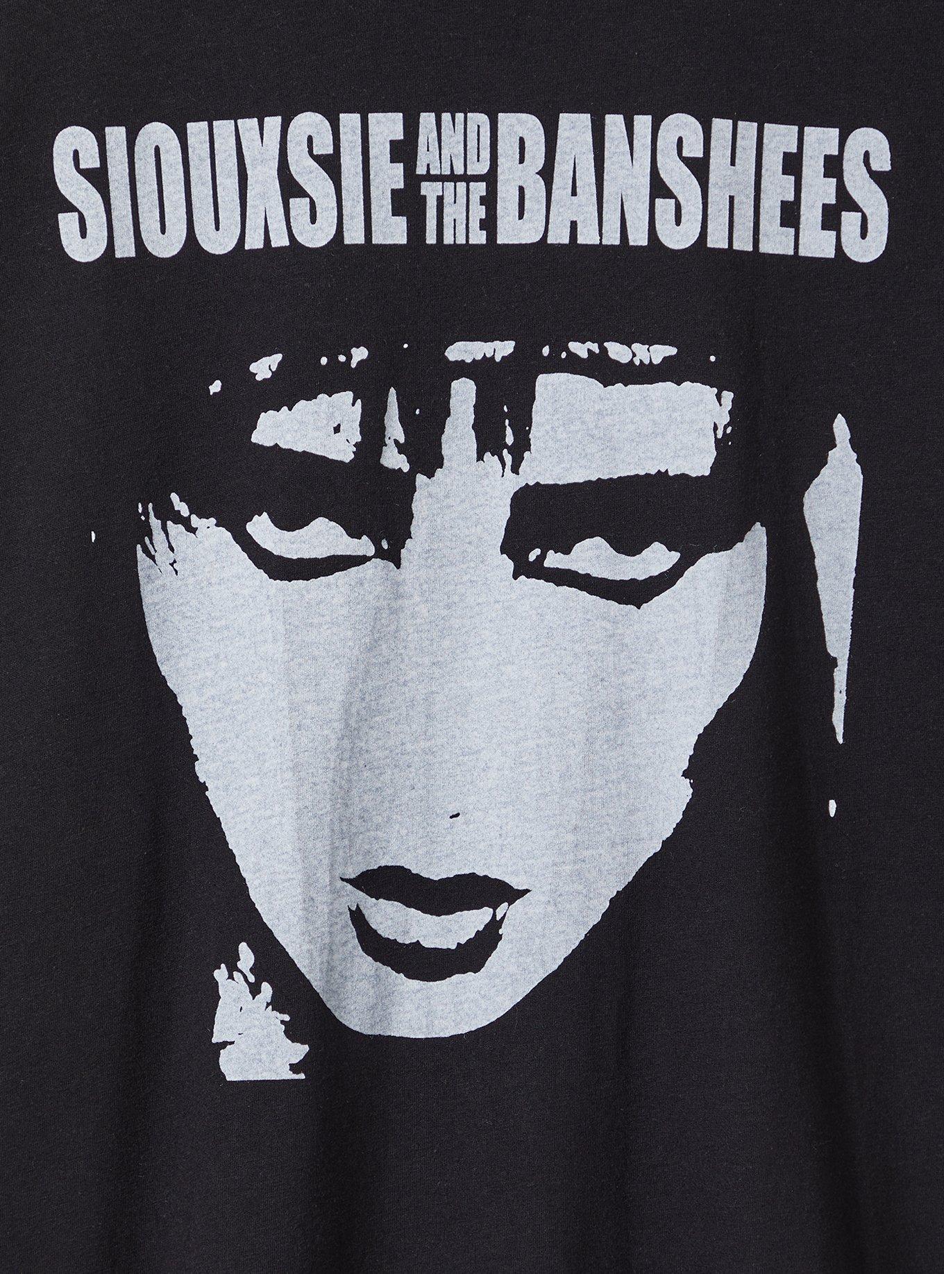 Plus Size - Classic Fit Crew Tee - Siouxsie & The Banshees Black - Torrid