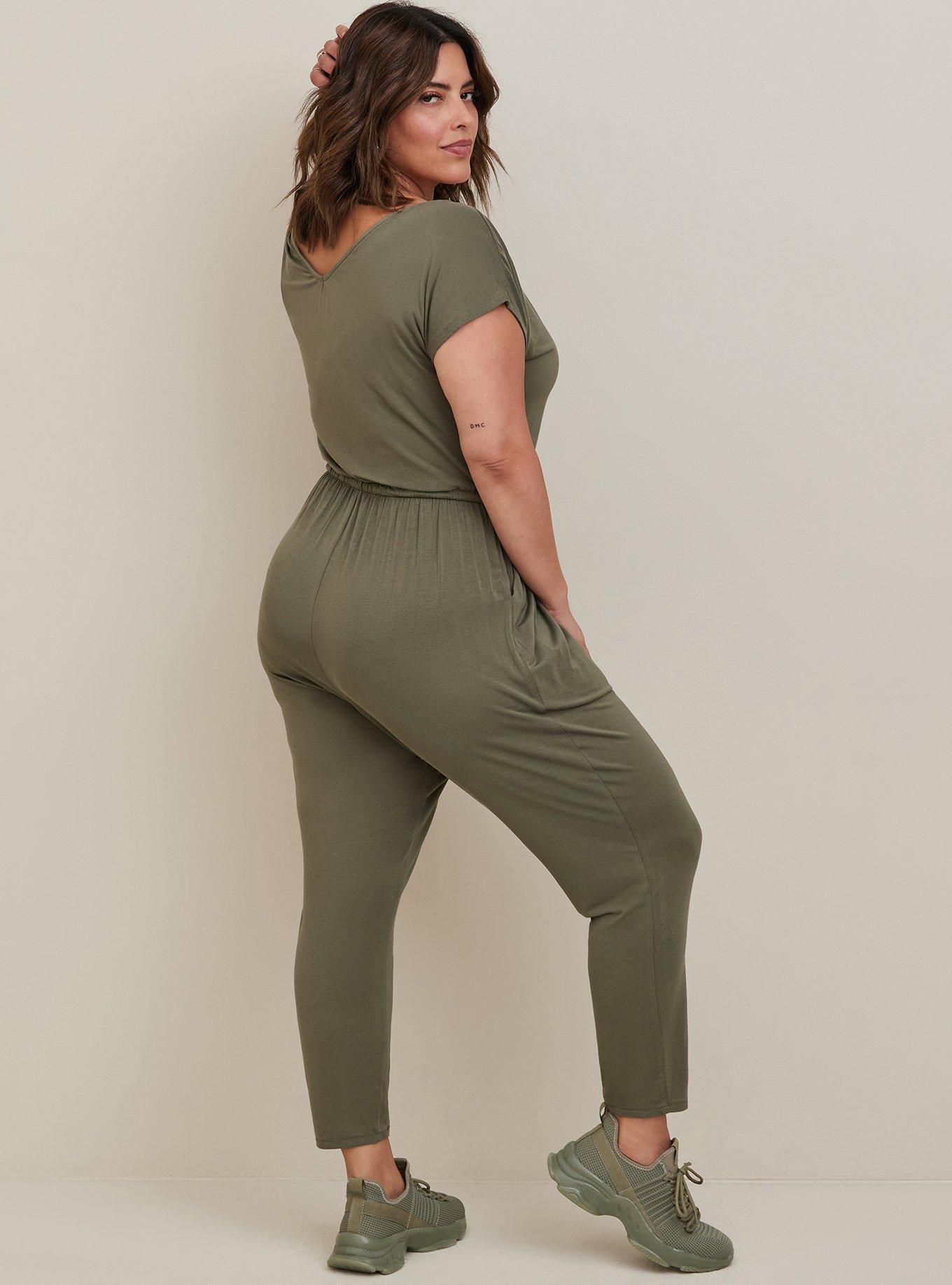 Plus Size - Super Soft Dolman Sleeve Jumpsuit - Torrid