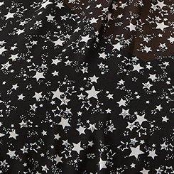 Mini Chiffon Smocked Dress, TWINKLE STARS DEEP BLACK, swatch