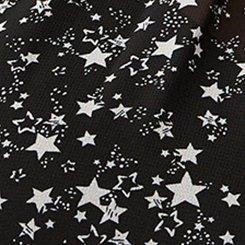 Mini Chiffon Smocked Dress, TWINKLE STARS DEEP BLACK, swatch