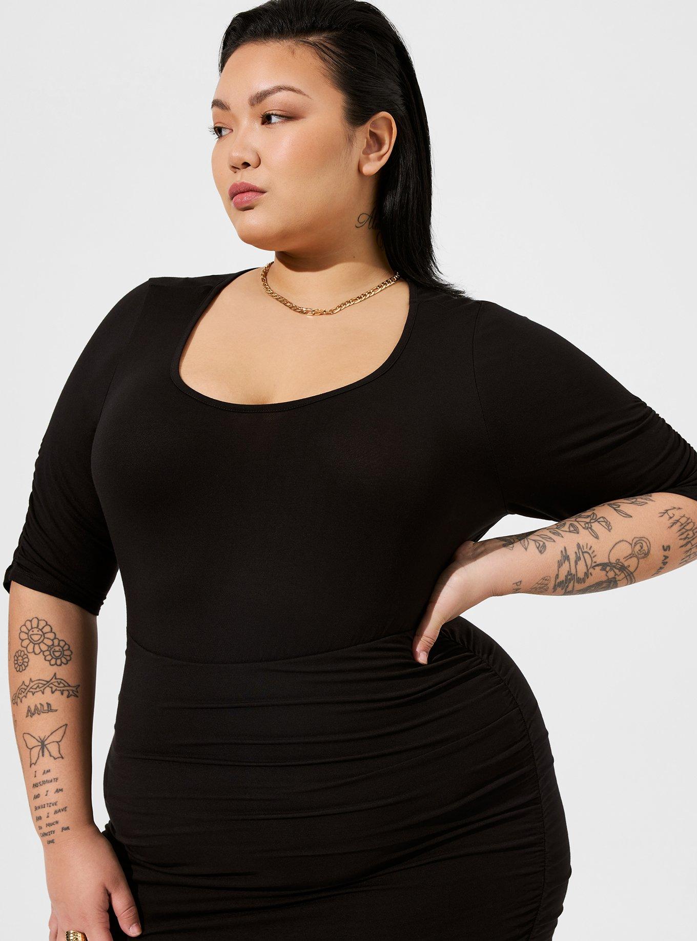 Torrid black cheap bodycon dress