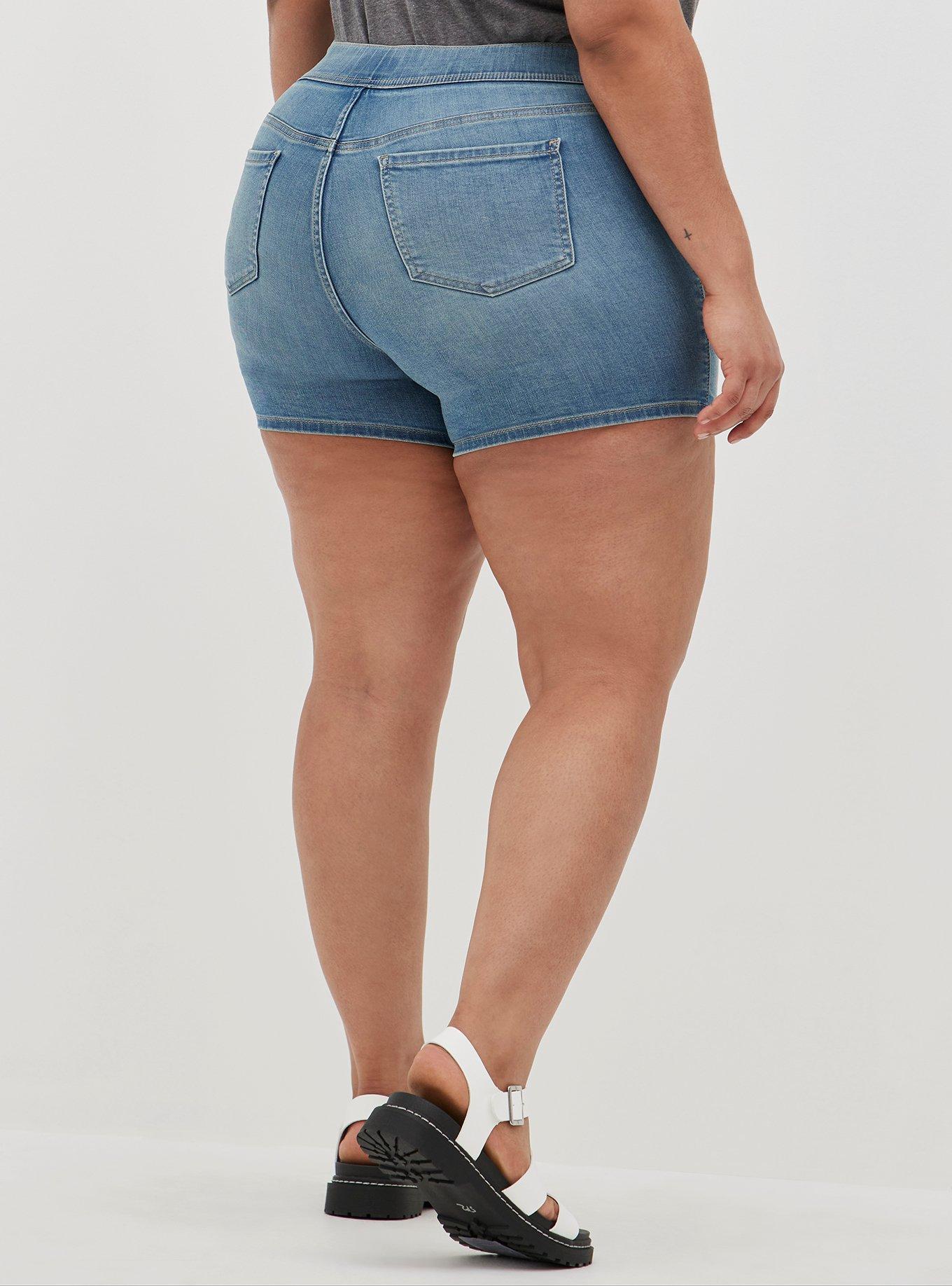 Torrid high waisted shorts sales